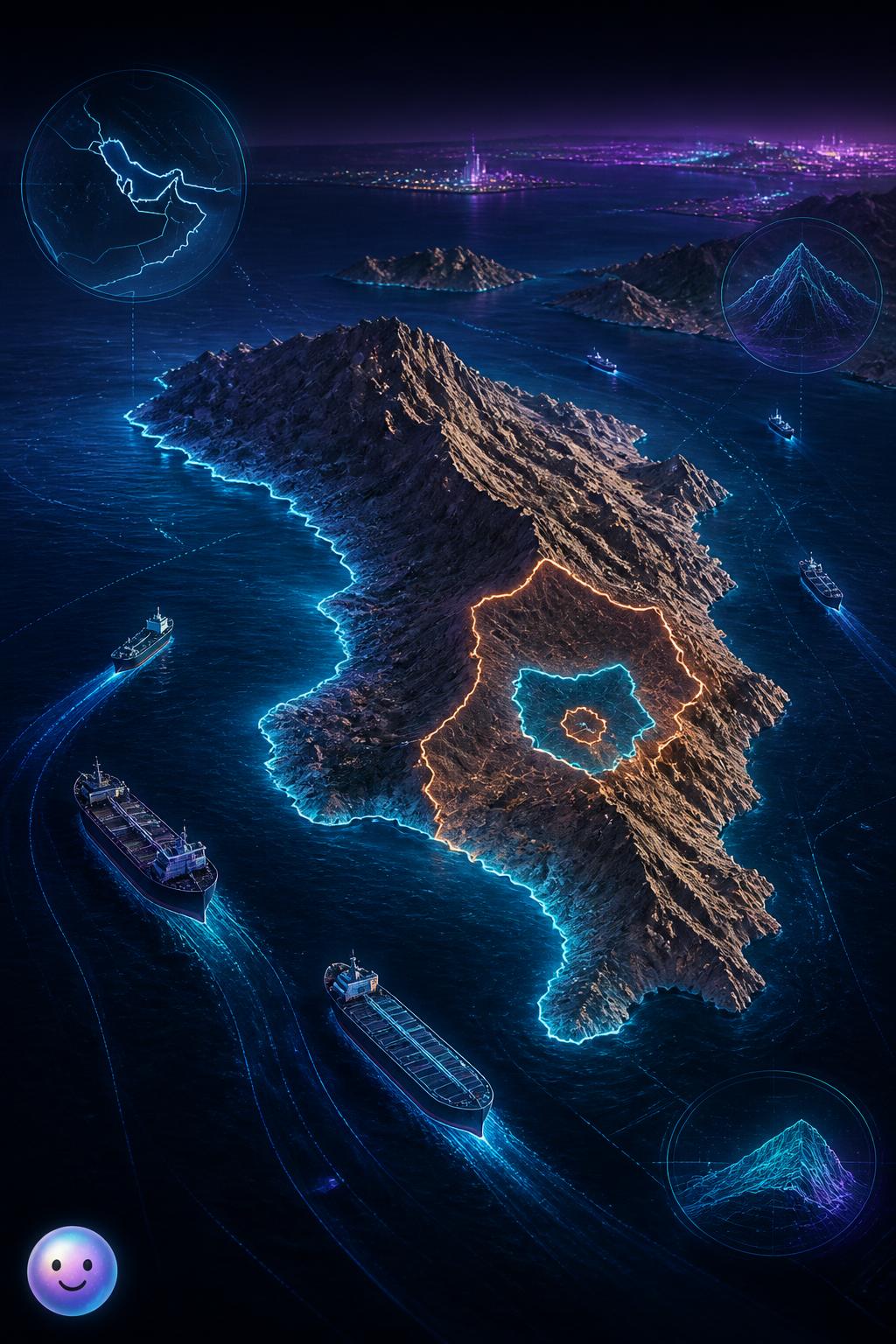 Oman's Musandam Peninsula on the Strait of Hormuz