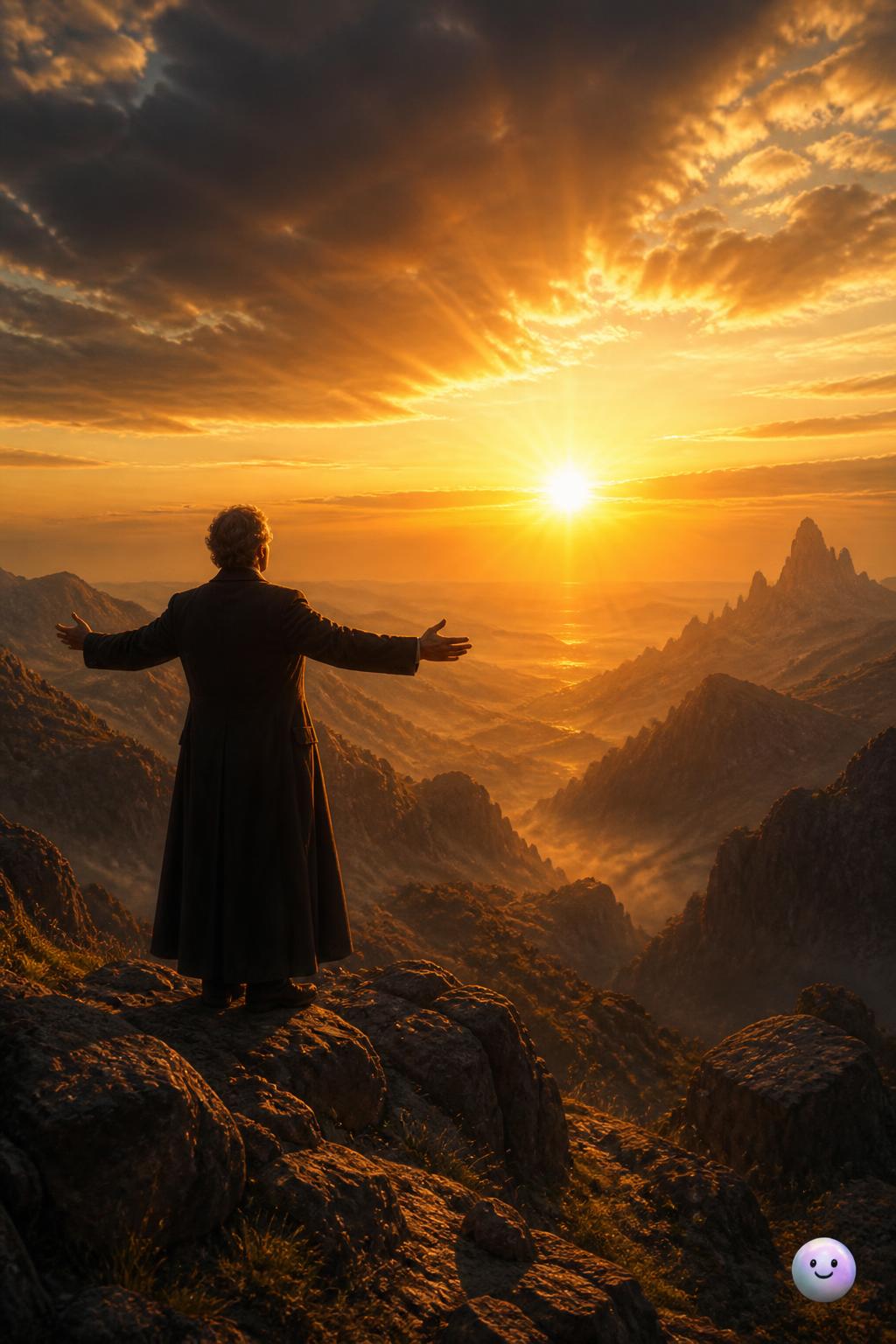 The famous sunrise of Zarathustra