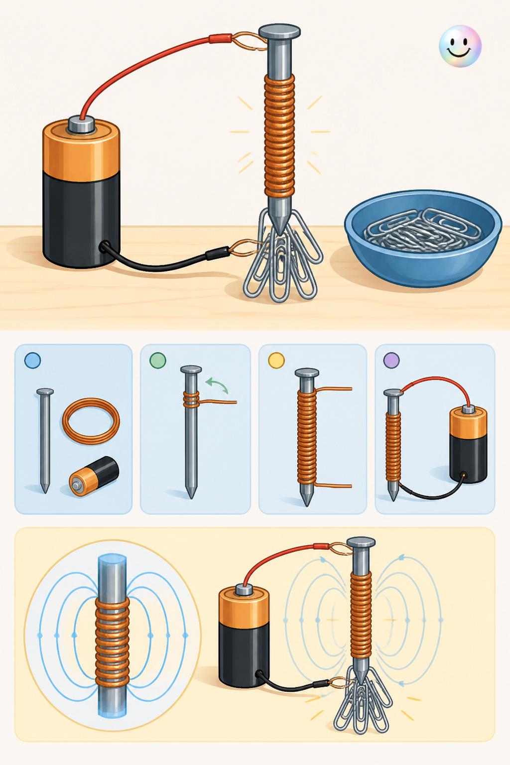 Cómo construir un electroimán casero
