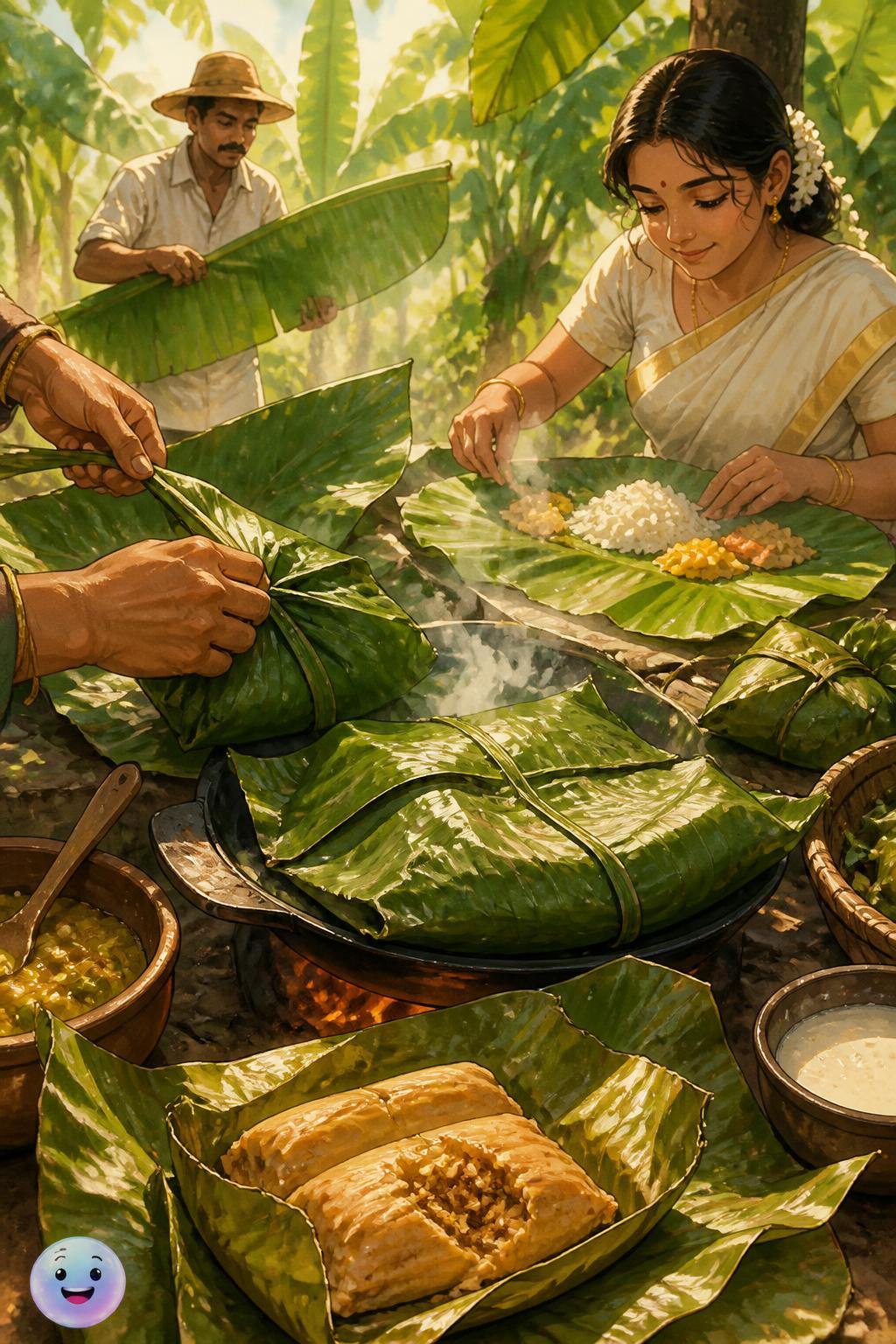 The art of banana leaf cooking