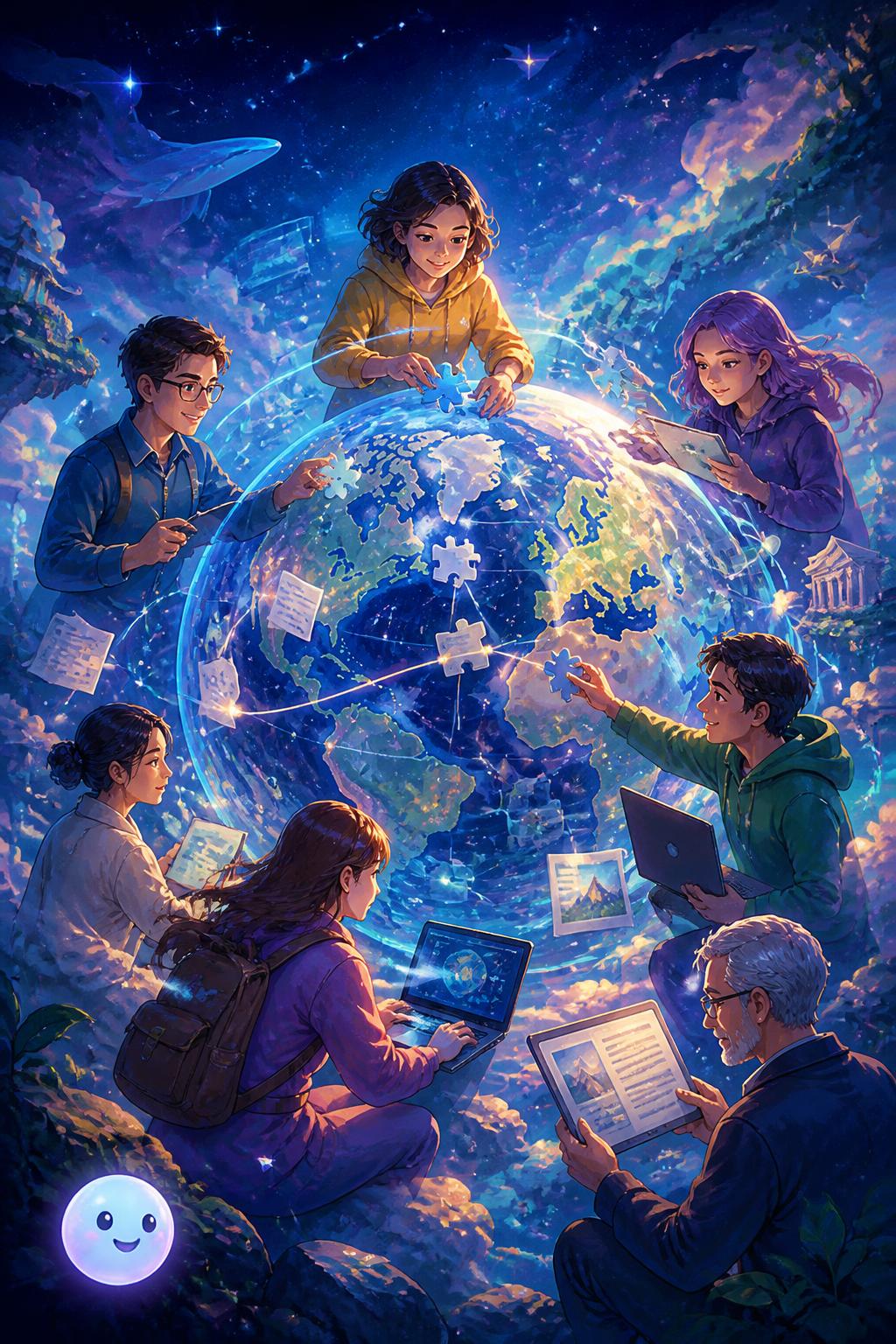 The collaborative mind of Wikipedia