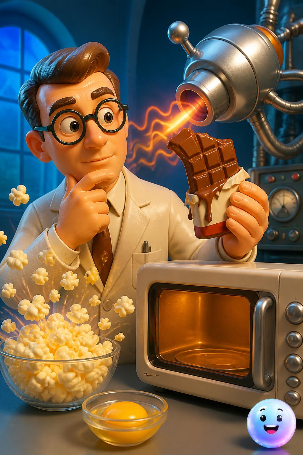 How a melted chocolate bar led to the microwave