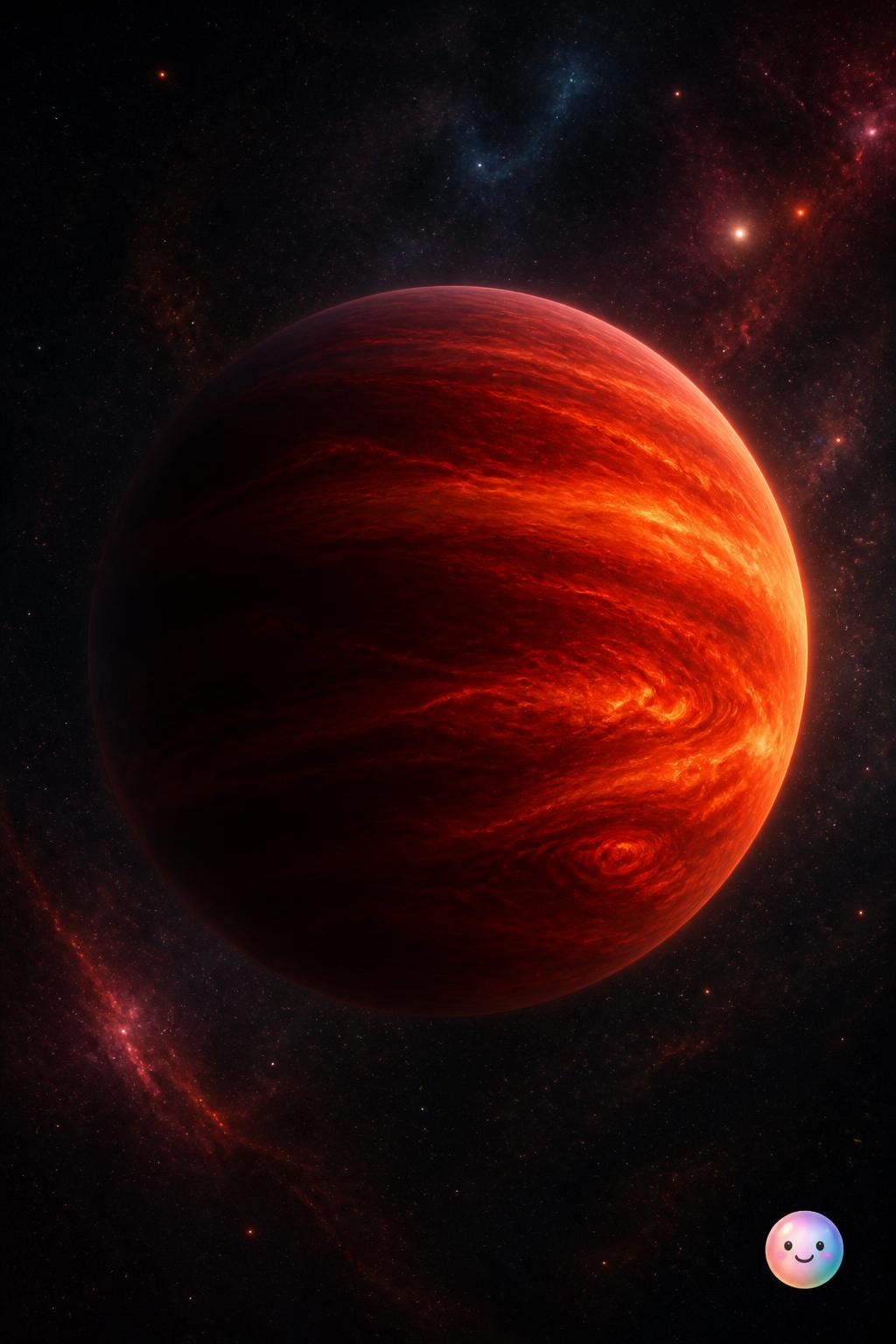 PSO J318.5-22 the glowing red world