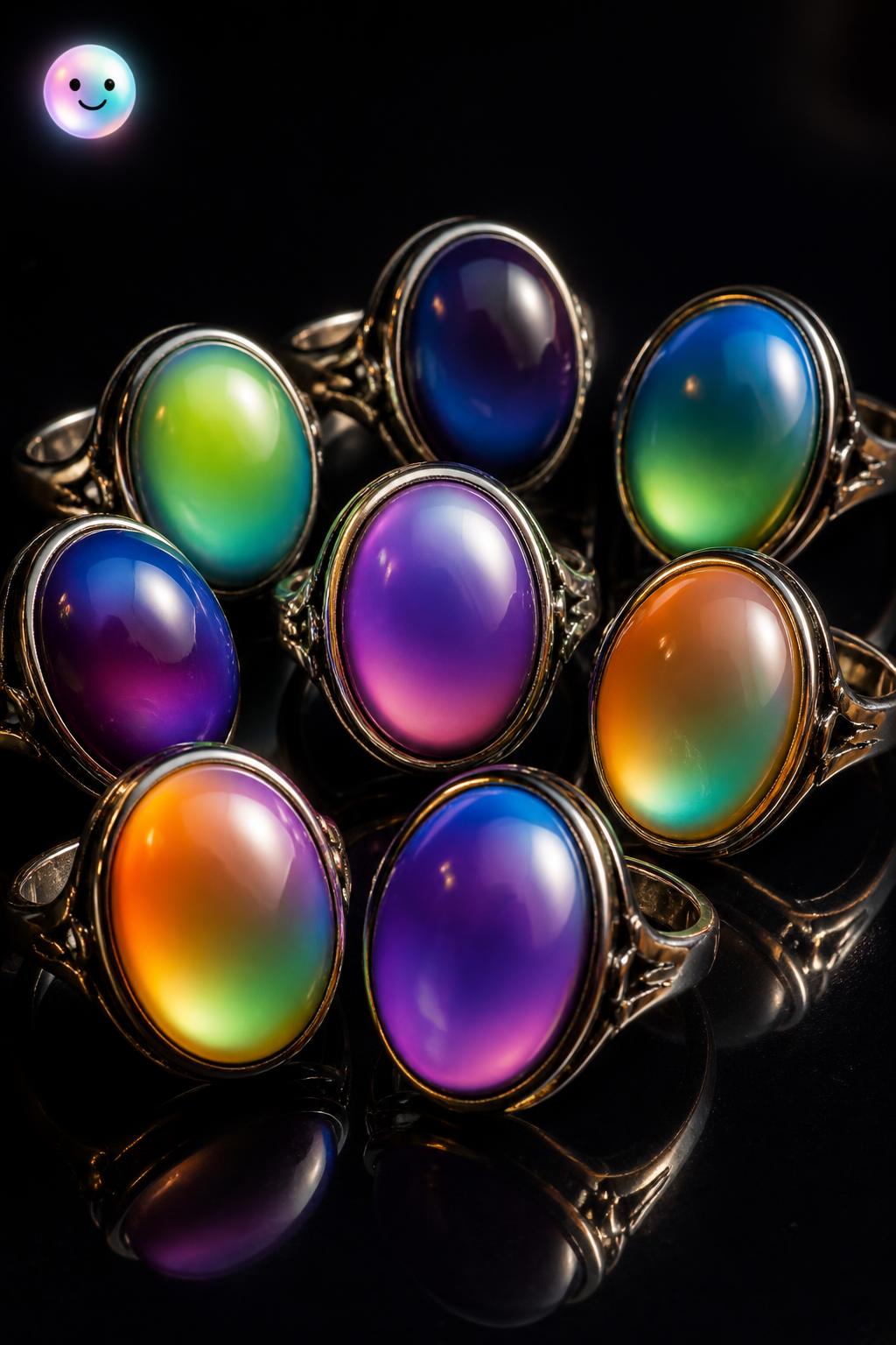 Colors of the mood ring