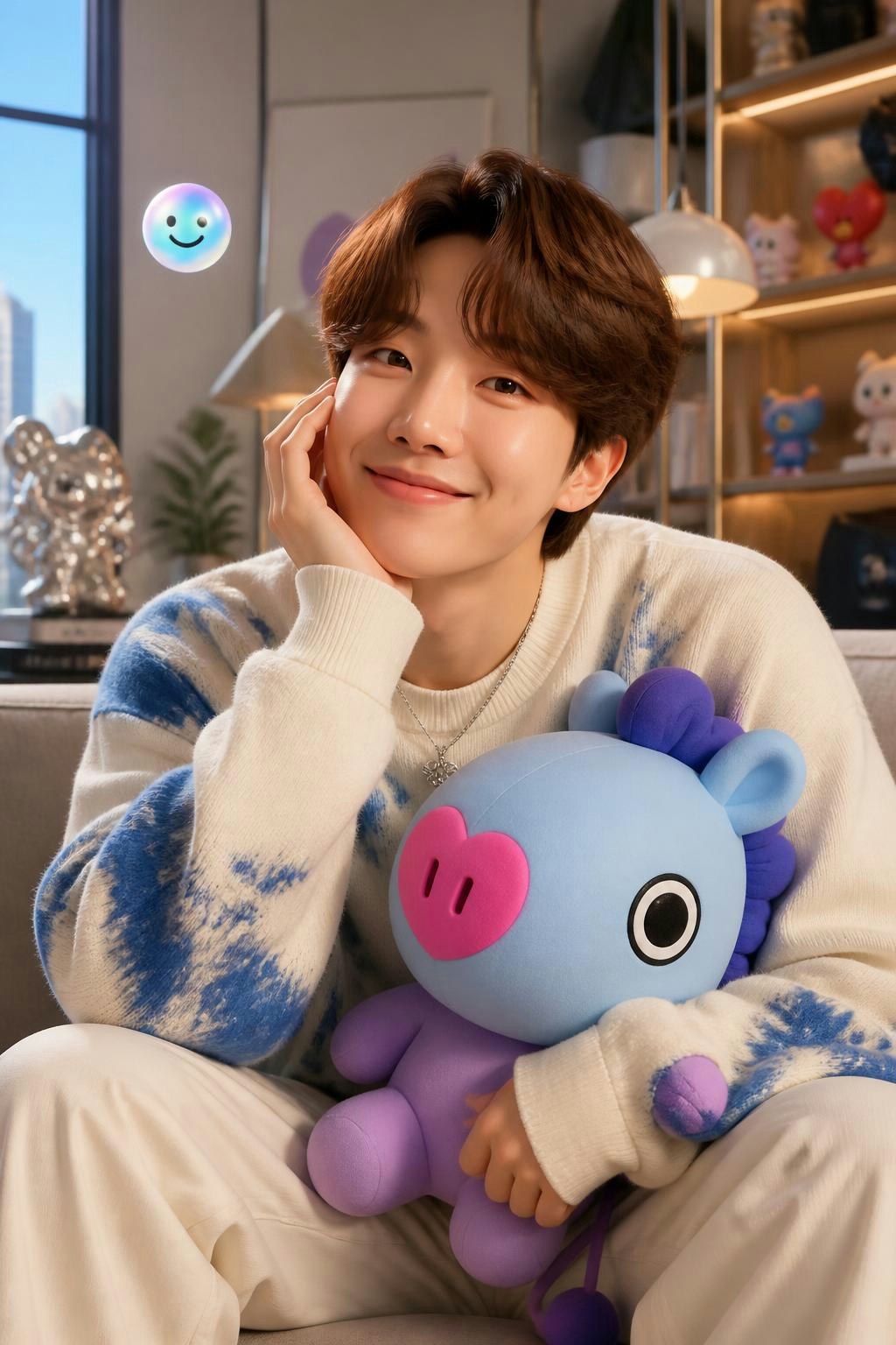 I just learned Mang's mask hid his insecurity until J-Hope helped him unmask.