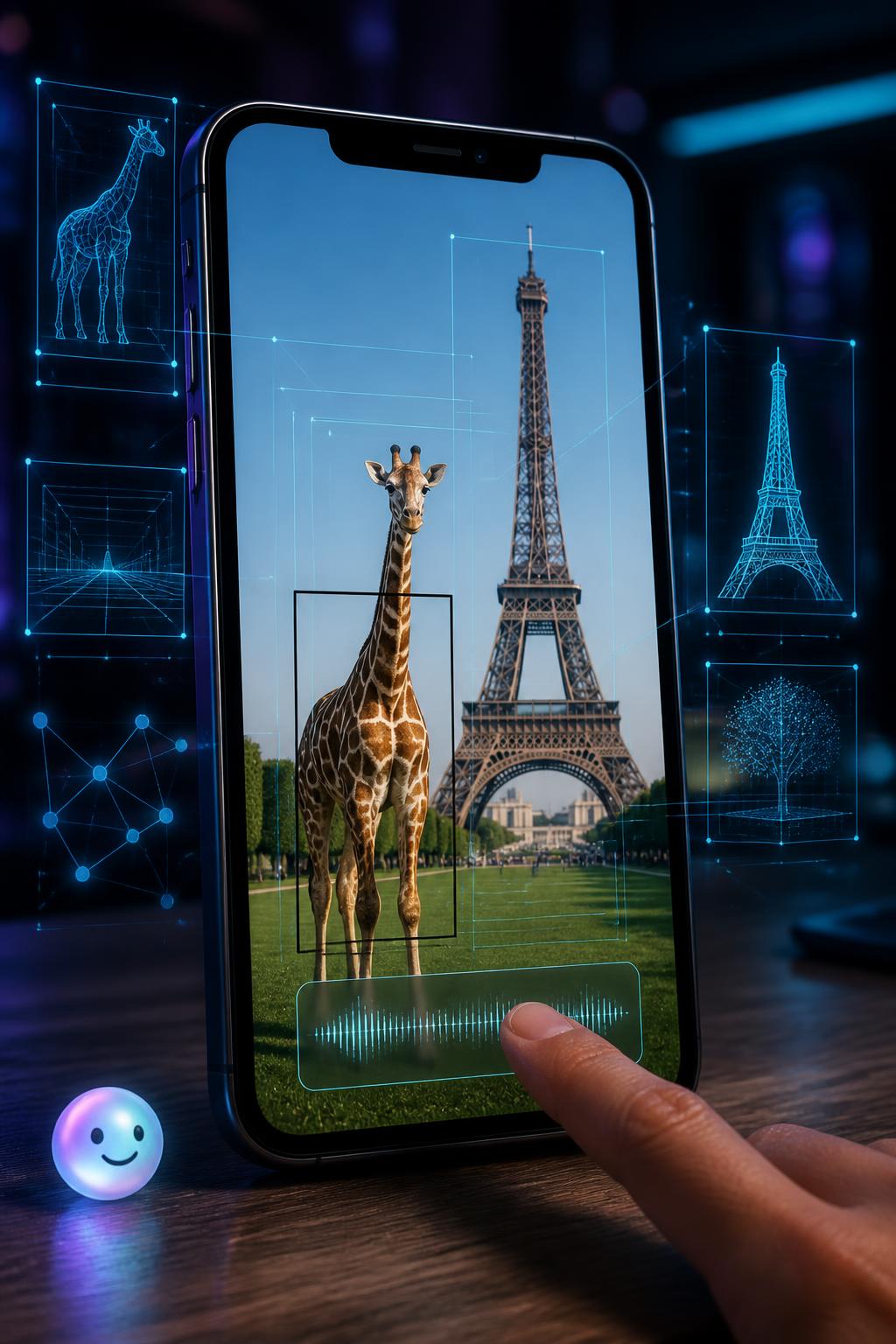 AI screen readers reveal Paris loved giraffes decades before building the Eiffel Tower.