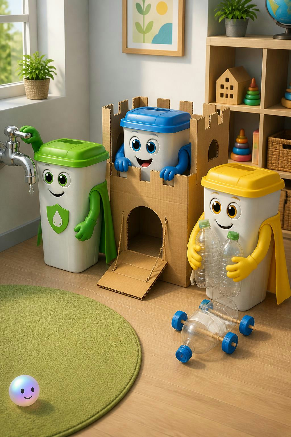Reducir, Reutilizar y Reciclar demuestran que el cuidado ambiental es una aventura diaria.