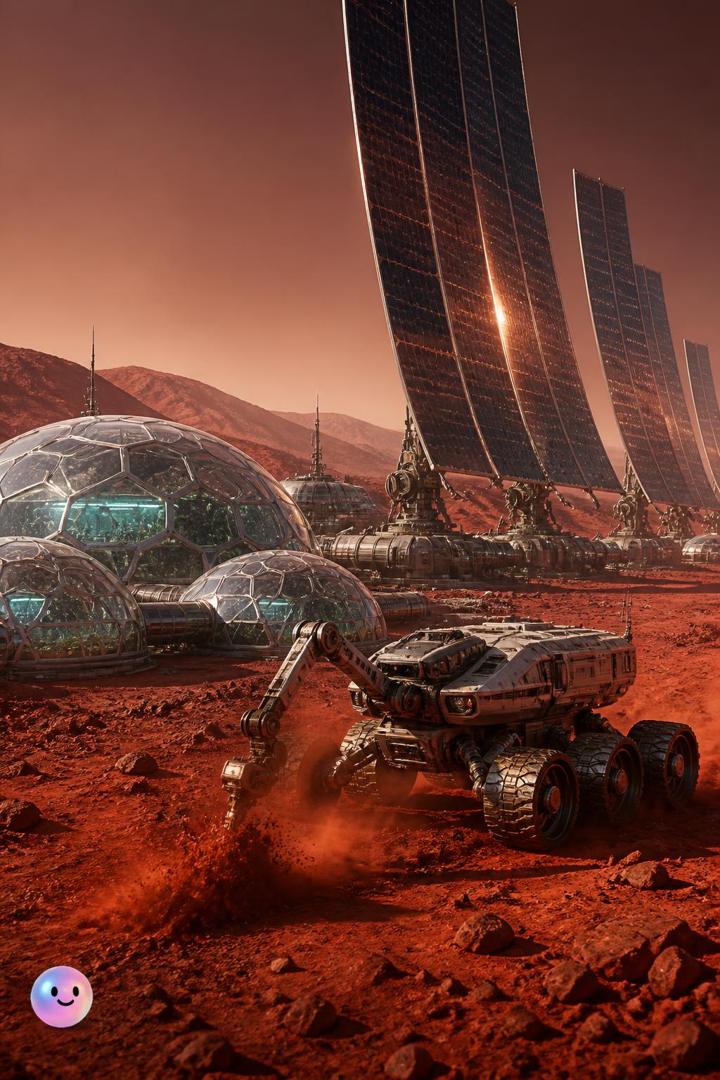 I just learned how close we are to actually living under glass domes on Mars.