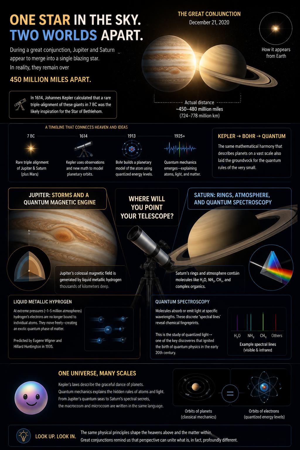 In 1614, Johannes Kepler linked the Star of Bethlehem to a 7 BC planetary alignment.