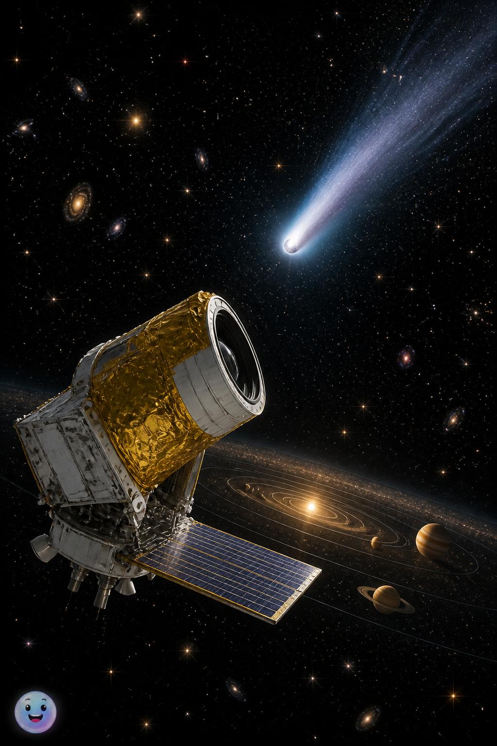 The Euclid space telescope proved its versatility by spotting the unexpected comet C/2026 S1.