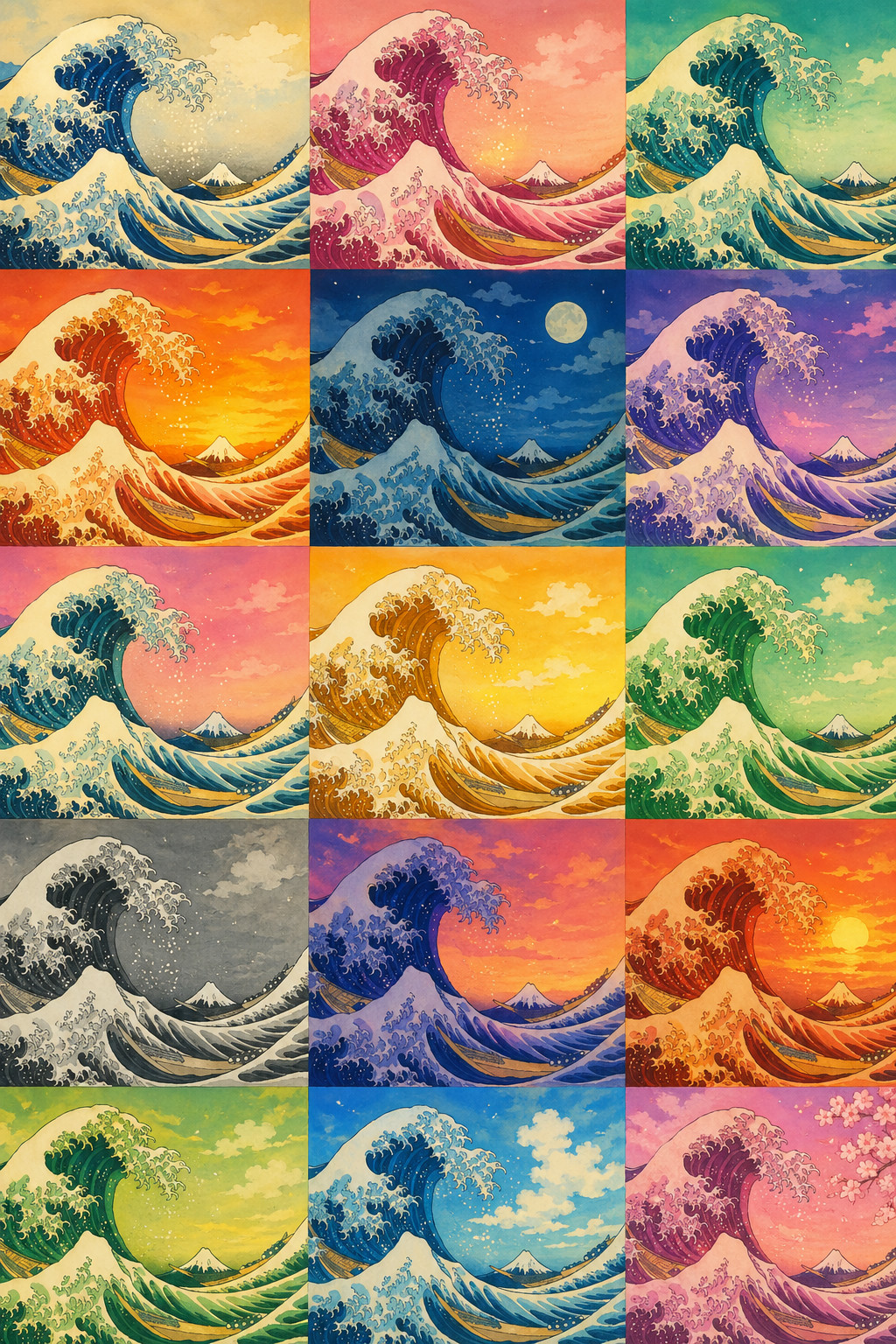 Warhol made 30 Mona Lisas to show how mass production turns art into an icon.