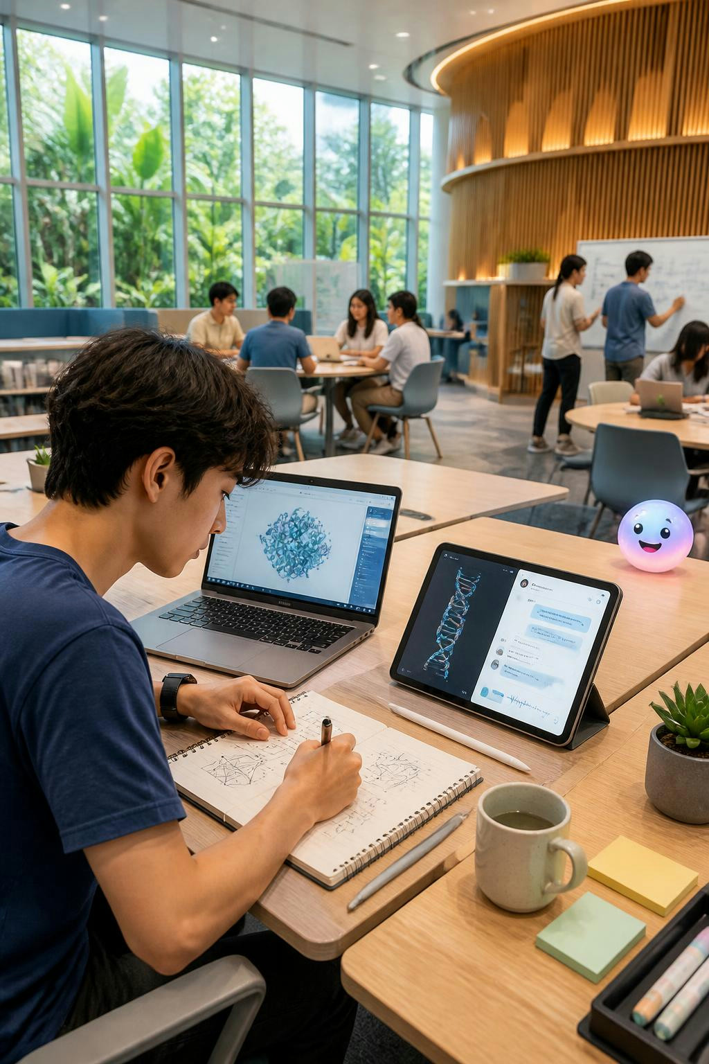 Tu guía de inteligencia artificial une la ciencia y el arte para un aprendizaje personalizado