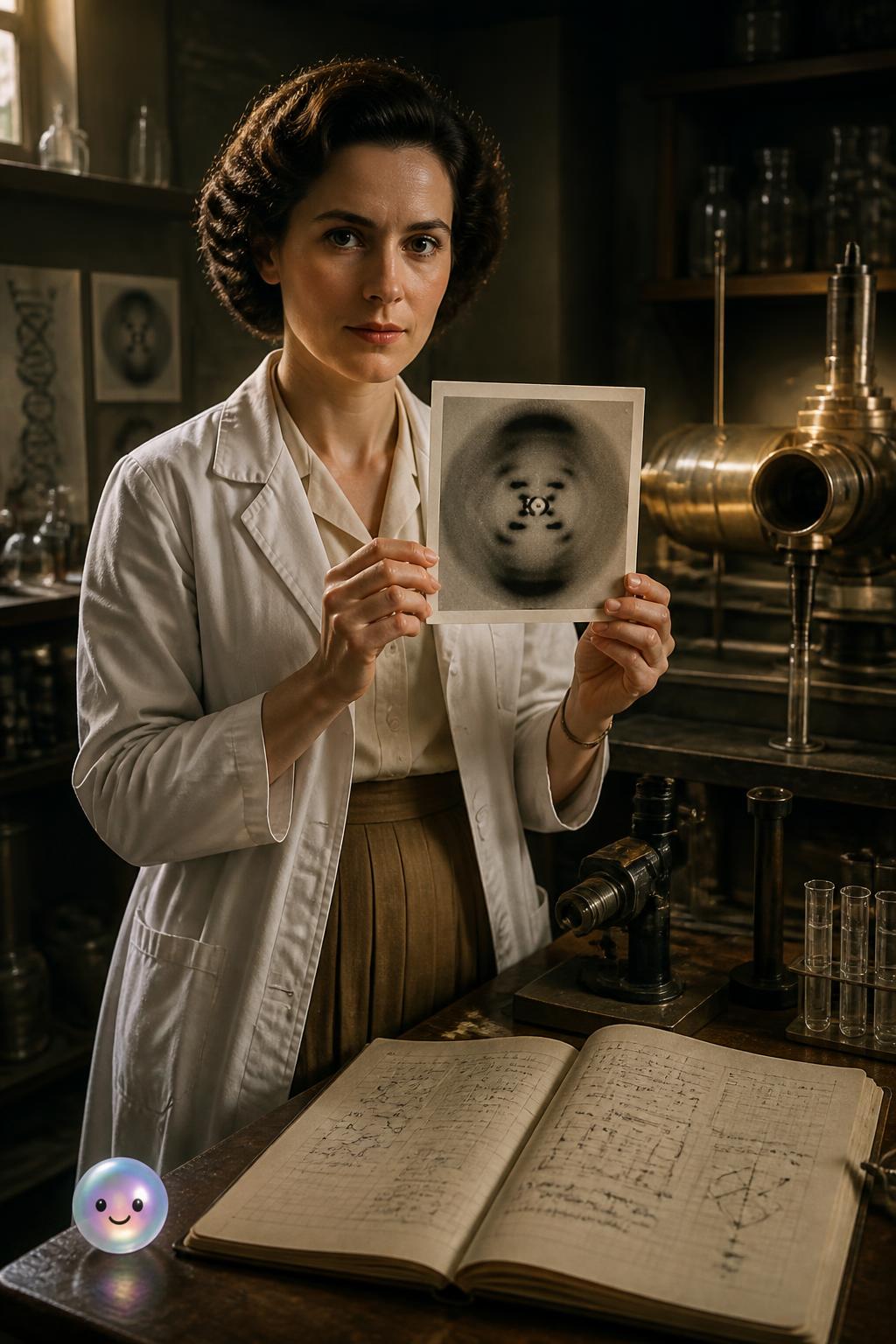 Rosalind Franklin used X-ray diffraction to reveal the double helix structure of DNA.