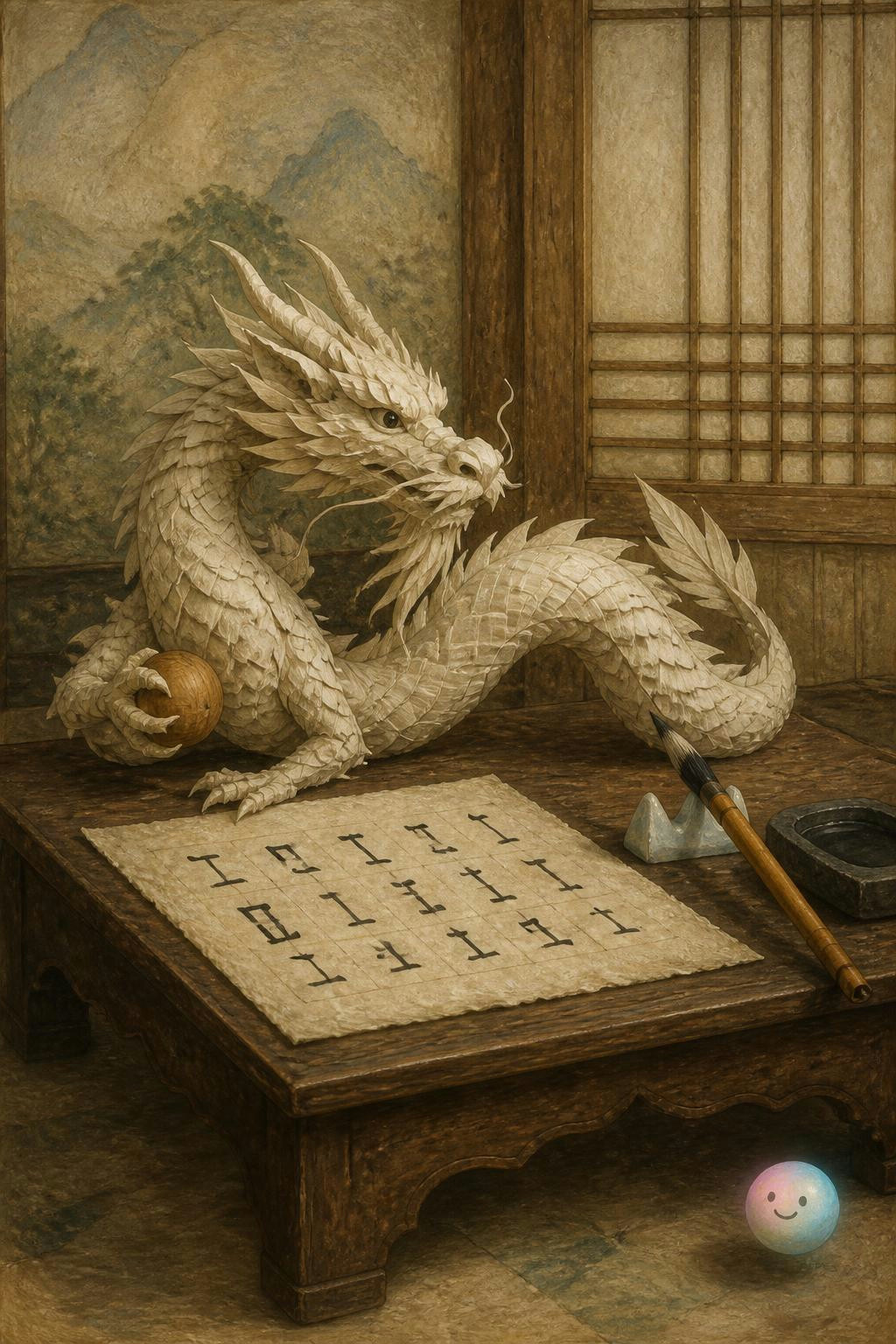No sabía que en Corea hacen dragones de papel para atraer lluvia y no fuego.