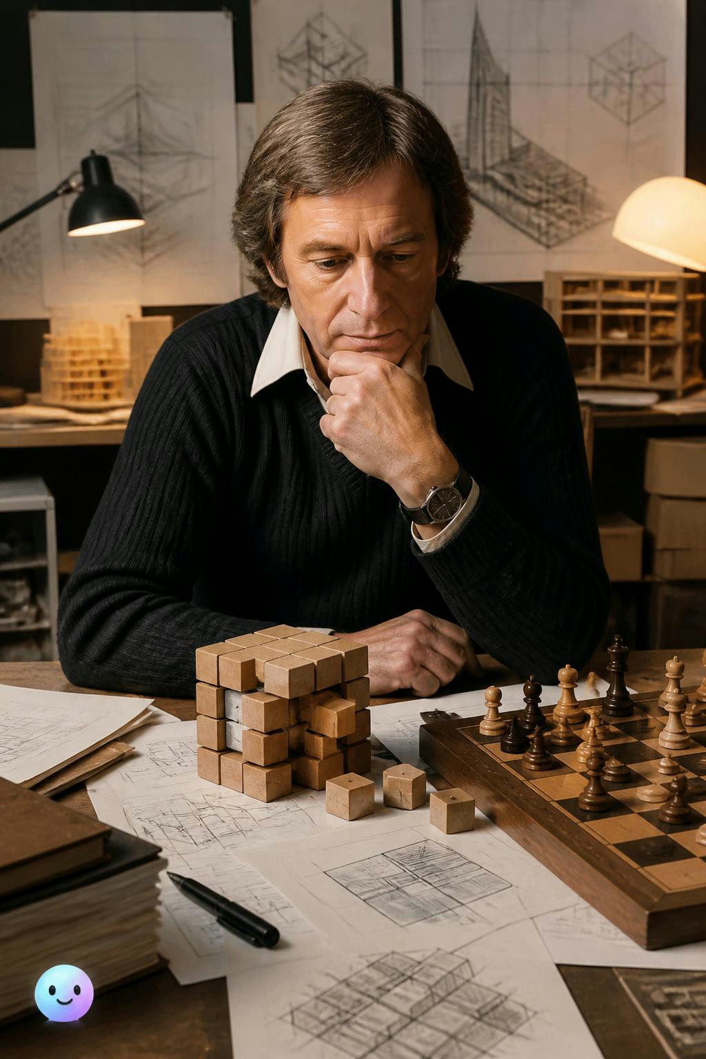 El cubo Rubik nació para explicar la geometría como si fuera ajedrez en 3D.