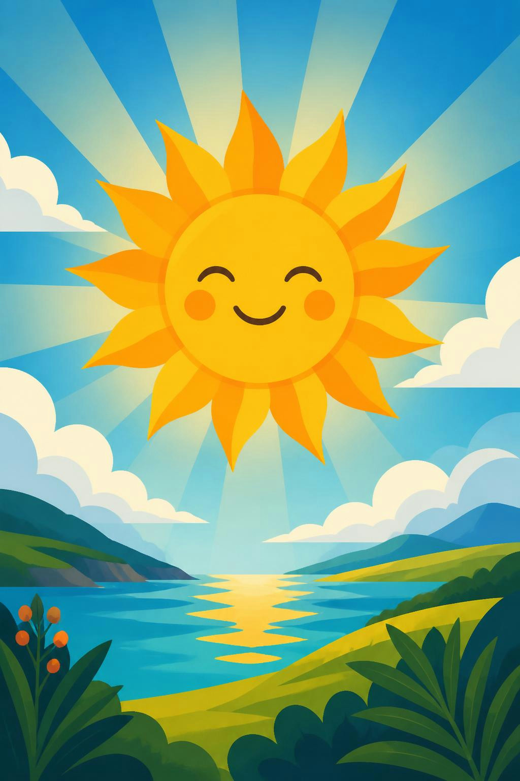The sun