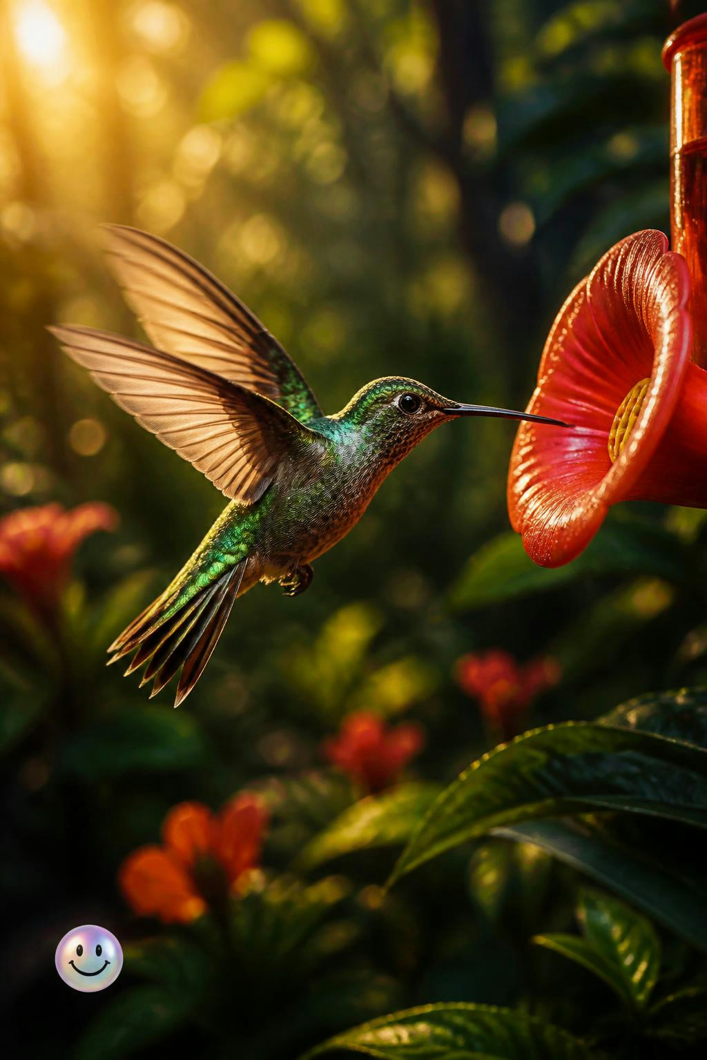 Me vuela la cabeza cómo los colibríes pueden volar en cualquier dirección.