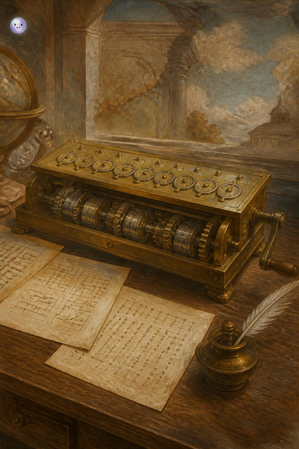La calculadora mecánica de Leibniz ya podía multiplicar números en el siglo XVII.