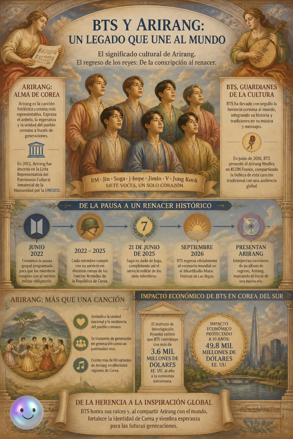 Arirang es la melodía tradicional que une el alma y la historia de toda Corea.