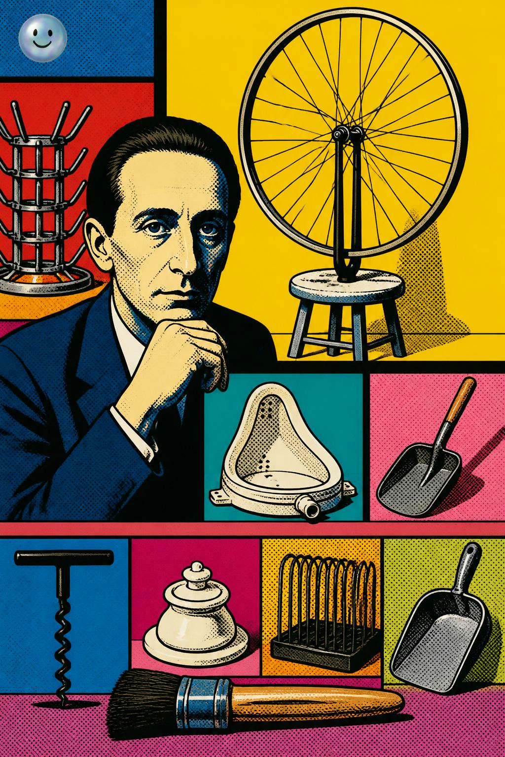 An everyday object transforms into art just by shifting our perspective.