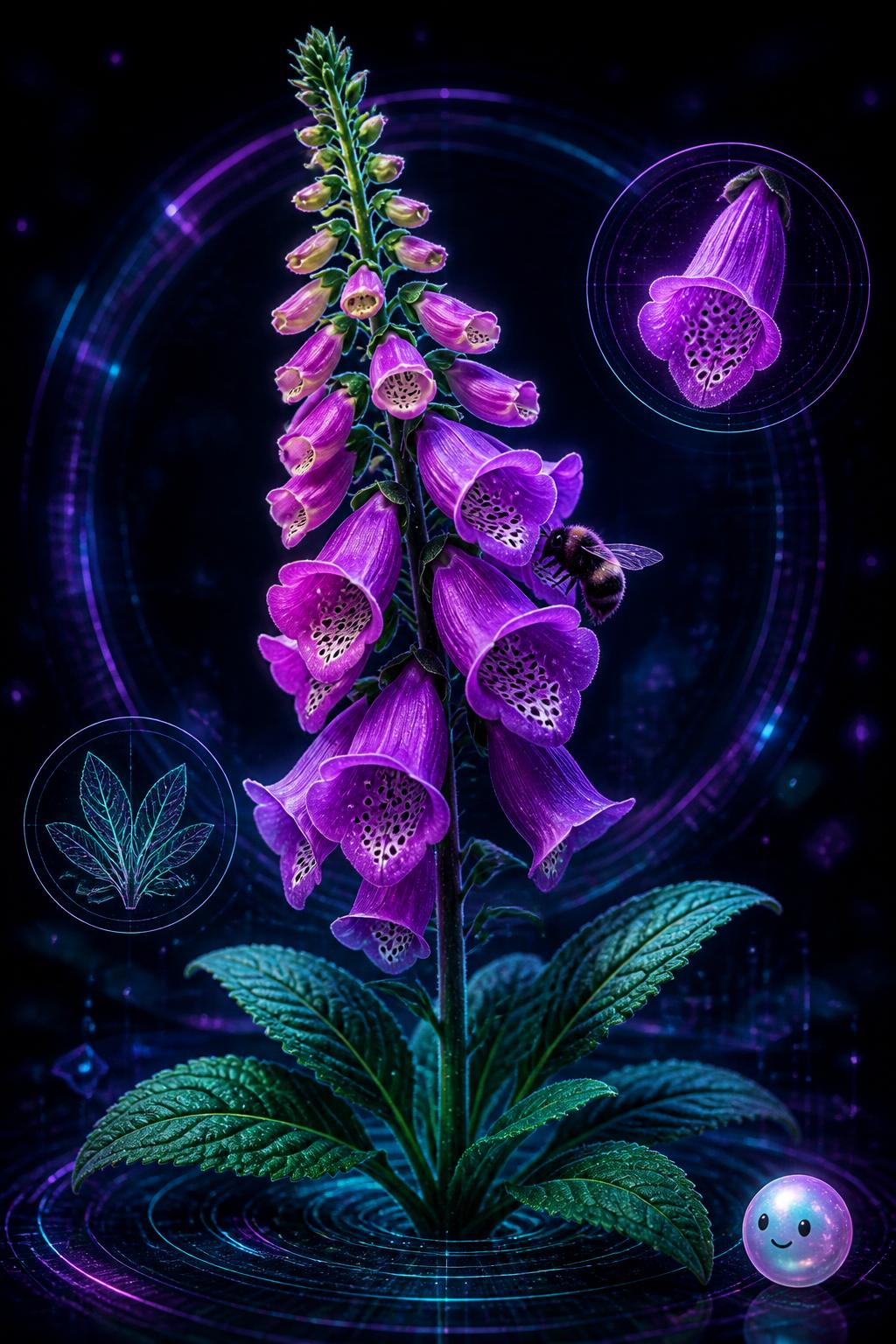 La dedalera se llama así porque sus flores encajan en tus dedos como dedales.
