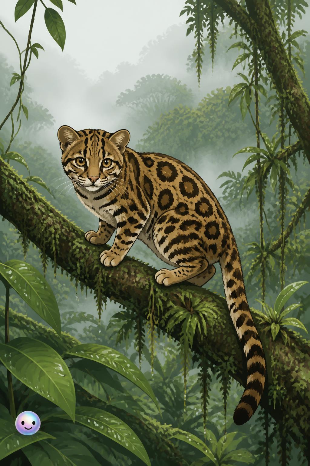 Eine neu entdeckte Wildkatze aus Boliviens Nebelwäldern ist kleiner als unsere Hauskatzen.