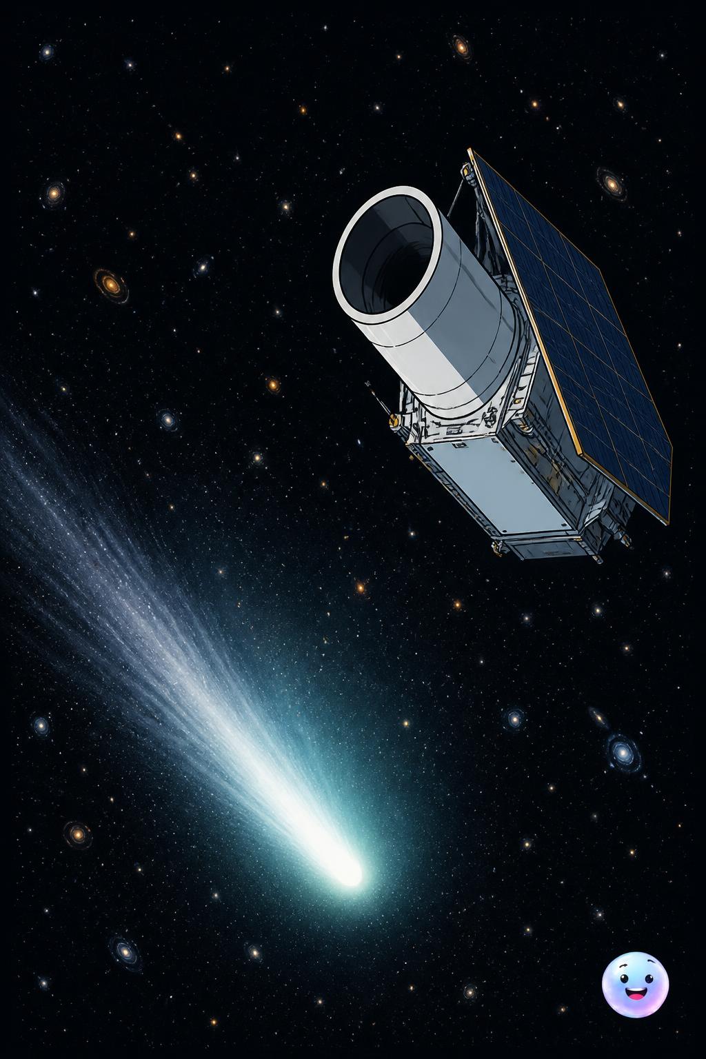 El telescopio Euclid capta su primer cometa, el C/2026 S1, cruzando el cosmos profundo.