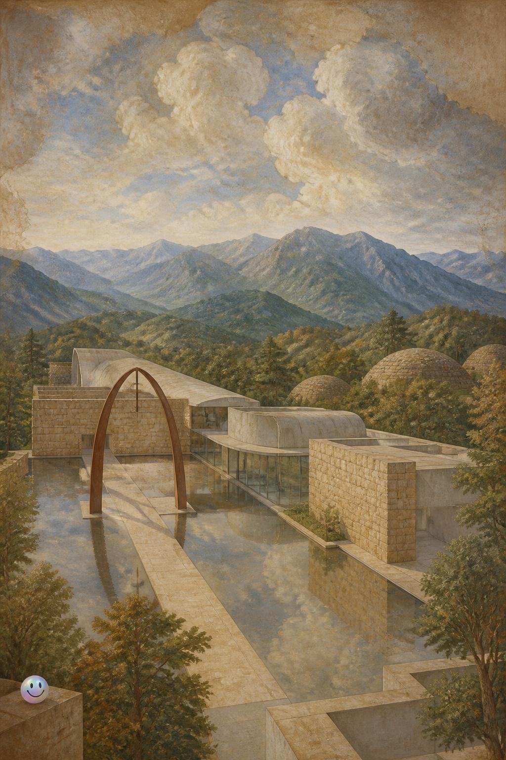 At 275 meters high, Museum SAN blends its architecture with the mountain peaks.