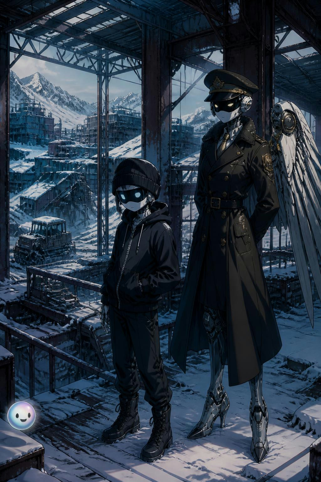 La estética de Murder Drones se adapta de forma natural al estilo visual del anime