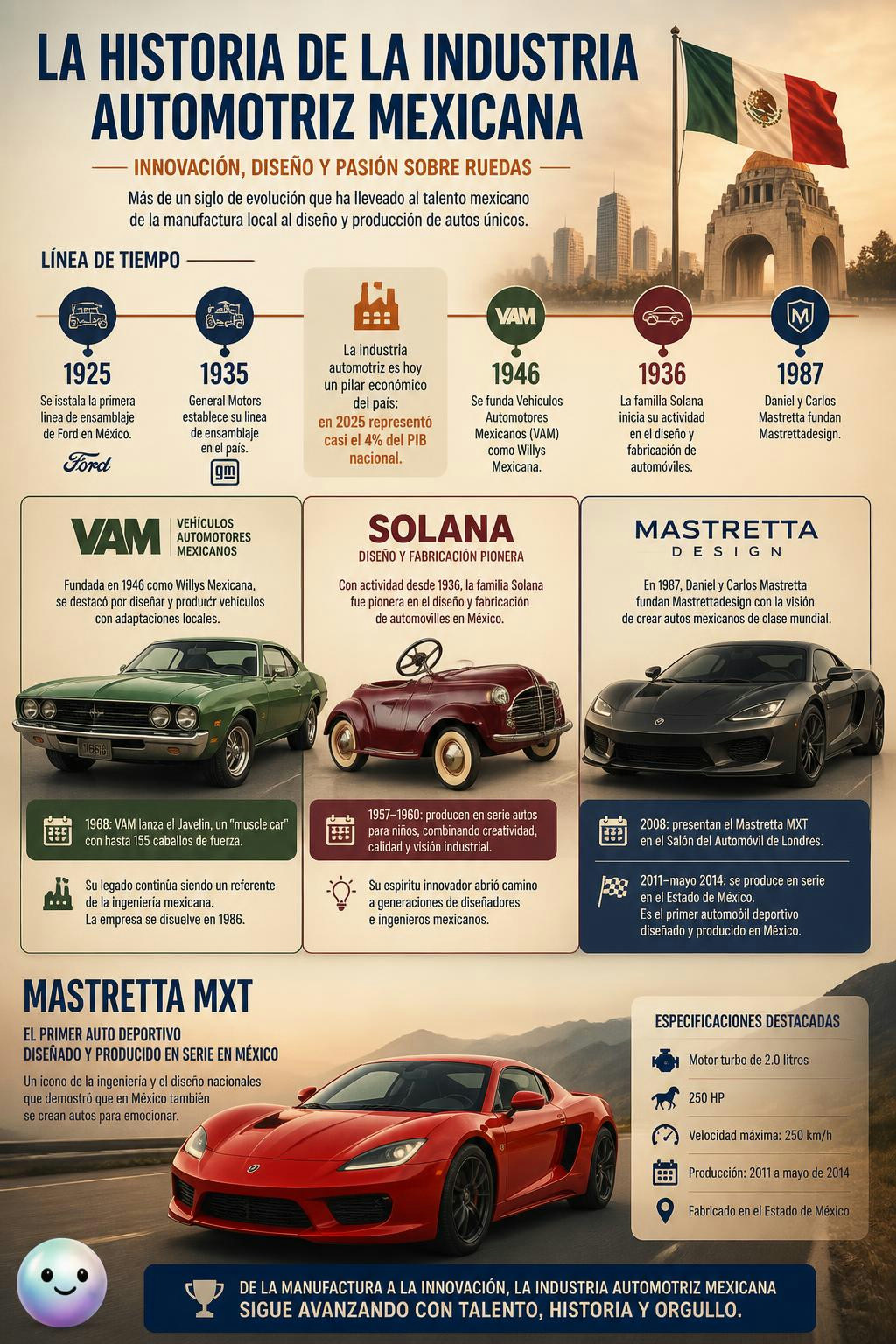 No tenía idea de que México creó el Mastretta, su propio deportivo de serie.