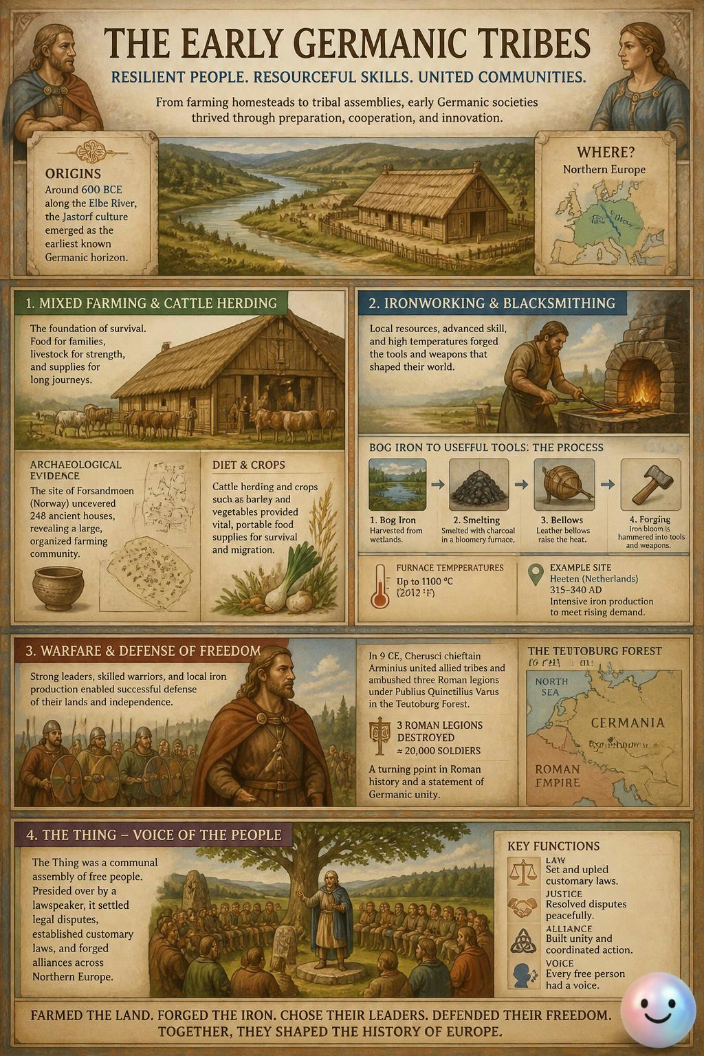 Their secret to surviving brutal winters was farming and tribal councils.
