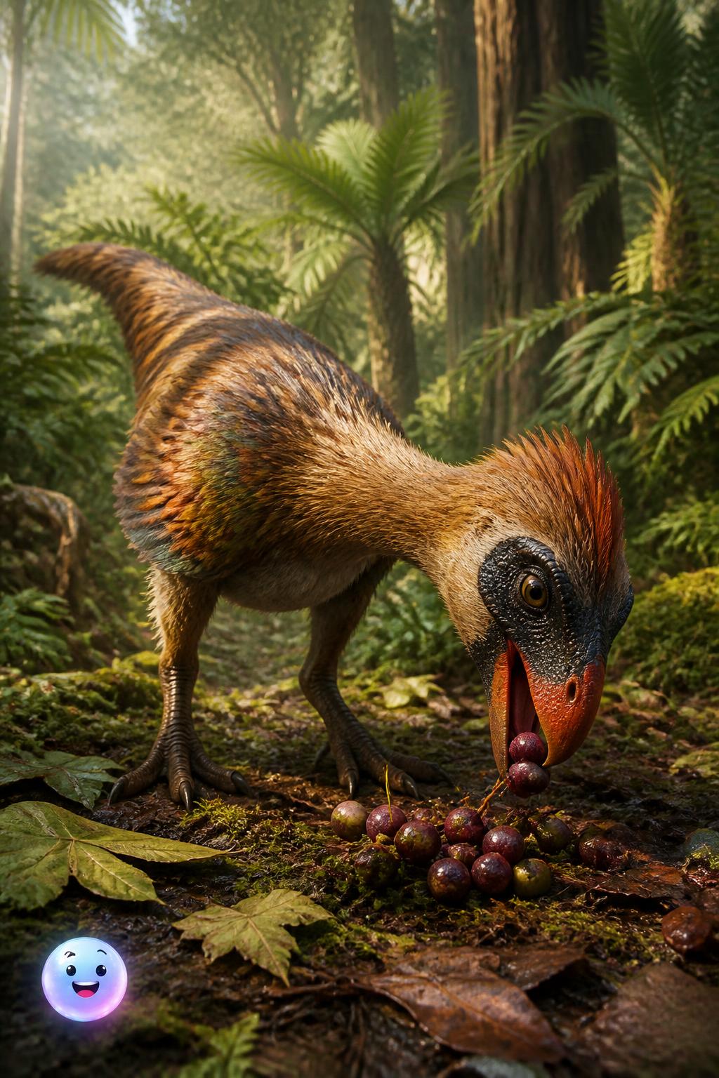 The Cretaceous dinosaur Infernogallus used its parrot-like jaw to eat soft forest fruits