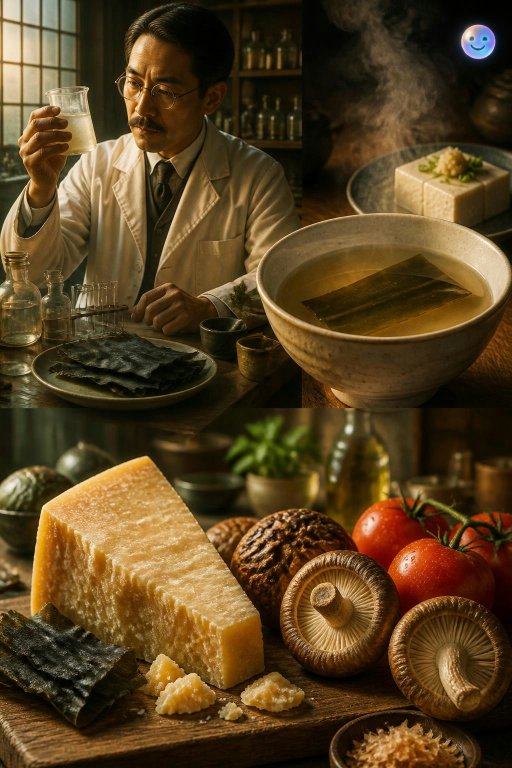 I just learned our fifth basic taste was discovered in seaweed soup!