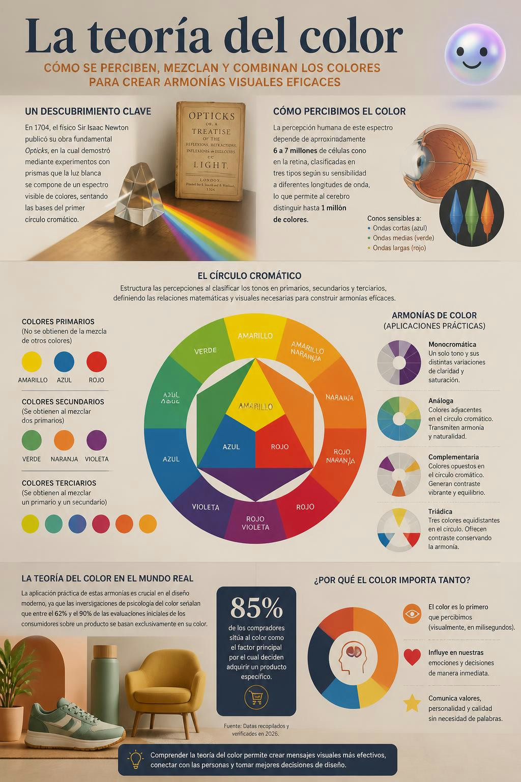 Un simple círculo define cómo nuestro cerebro siente y organiza cada color.