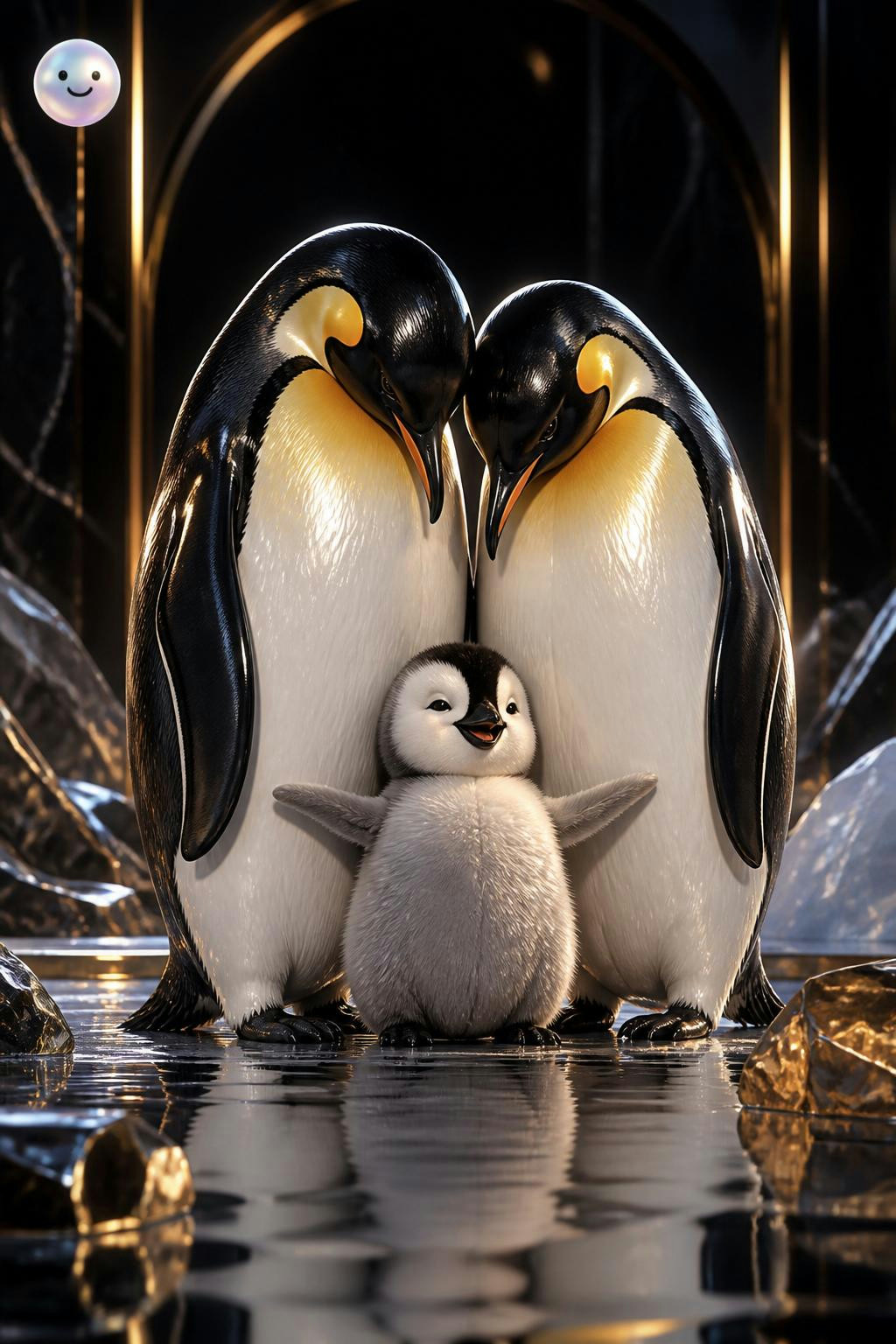 Adélie penguins hunt for the perfect pebble to propose to their mates.
