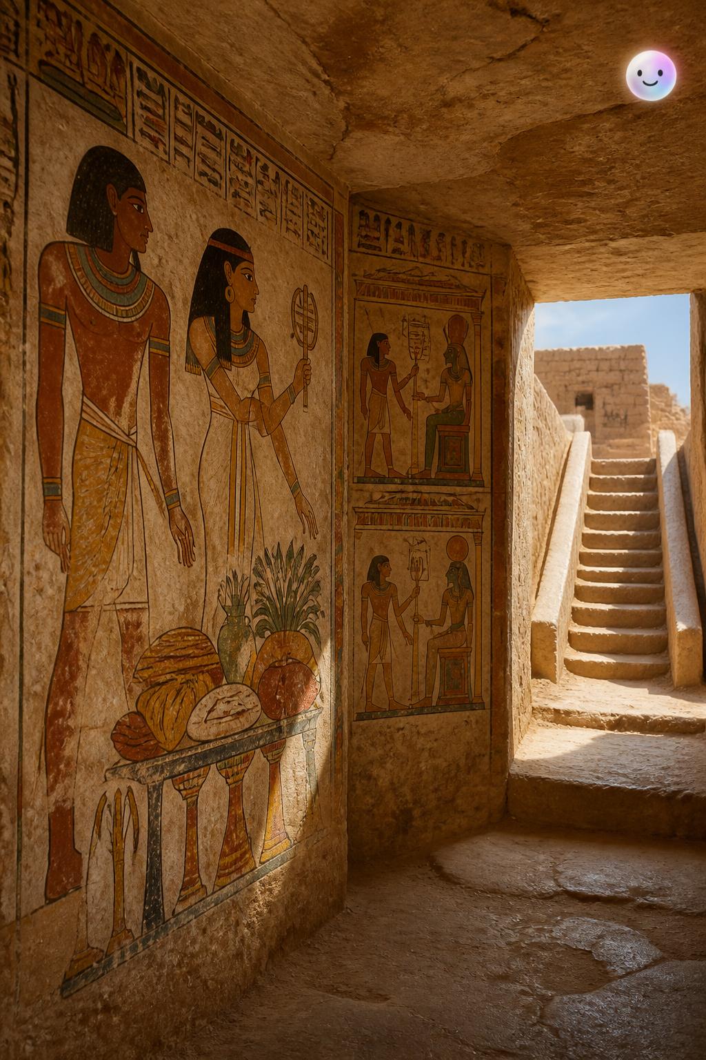 La tombe de Paser à Louxor est restée au sec pendant 3 000 ans.