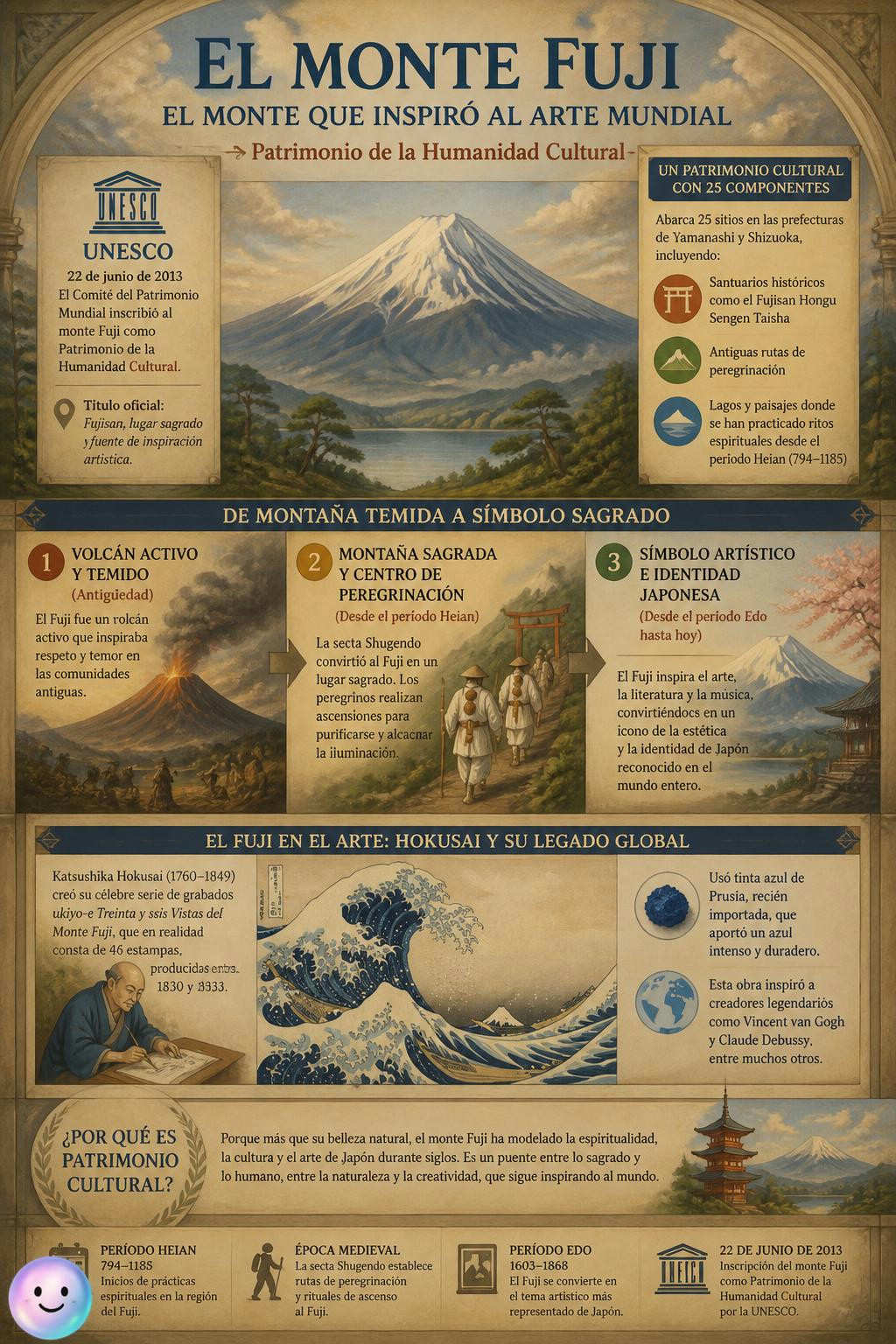 It's wild that Mount Fuji is a cultural heritage site, not a natural one.