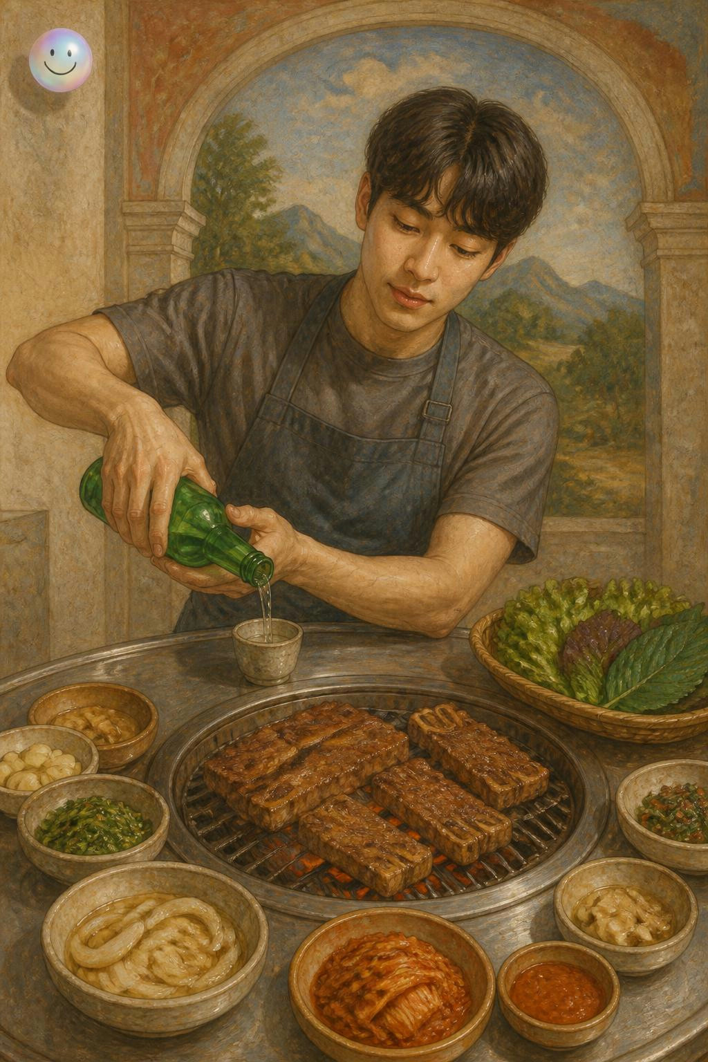 Servir una bebida con ambas manos en Corea demuestra un gran respeto hacia los demás.