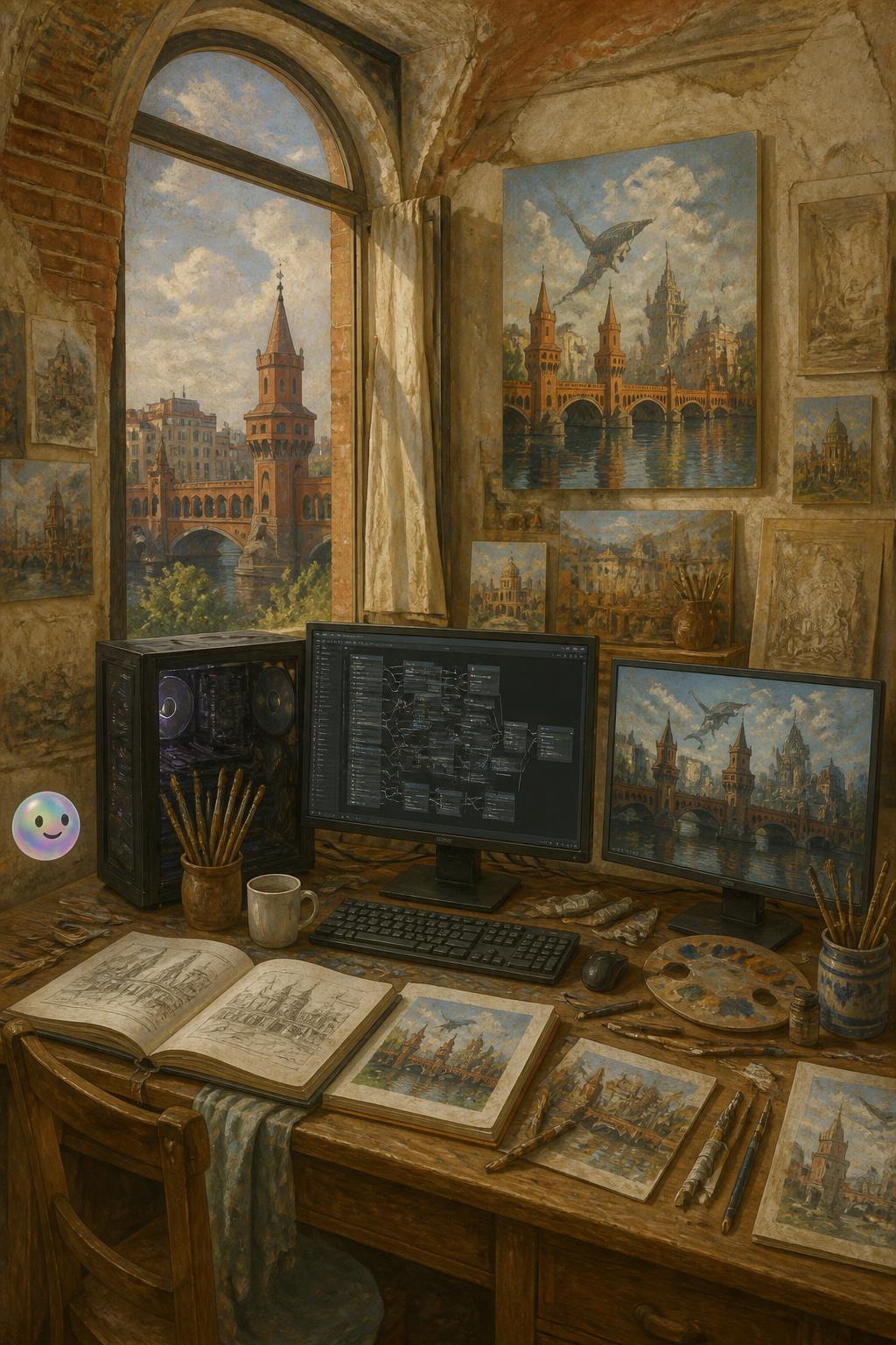 Local Berlin AI reveals how neighborhood art reflects the shared dreams of a community.