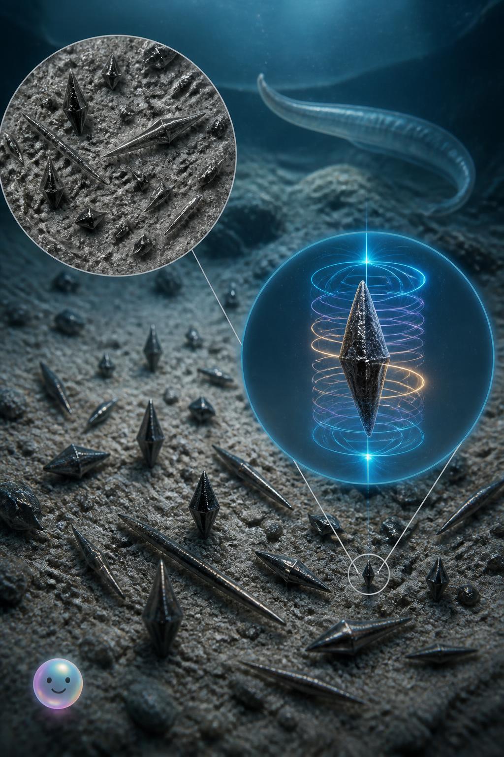 97 Millionen Jahre alte Magnetfossilien im Meeresboden bildeten das erste biologische Navigationssystem der Welt.