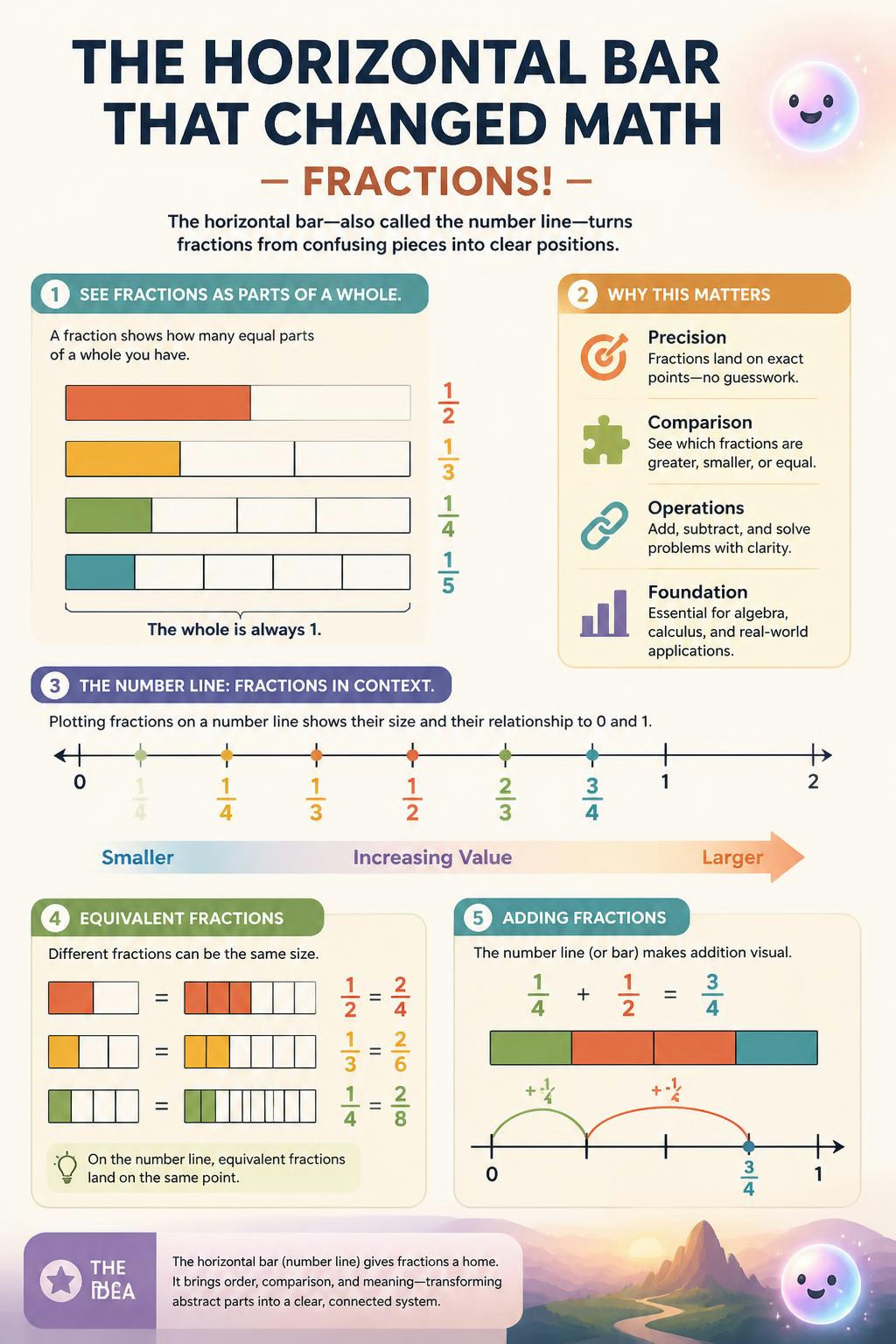 The horizontal bar that changed math