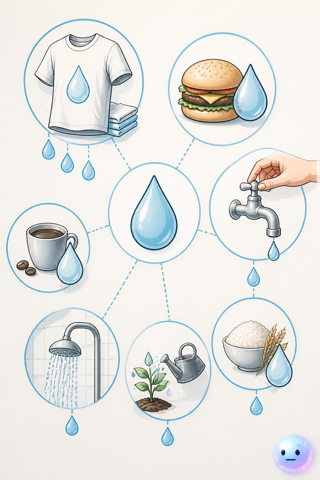 Dibujar acciones sencillas de conservación demuestra que proteger el agua desde casa es muy fácil