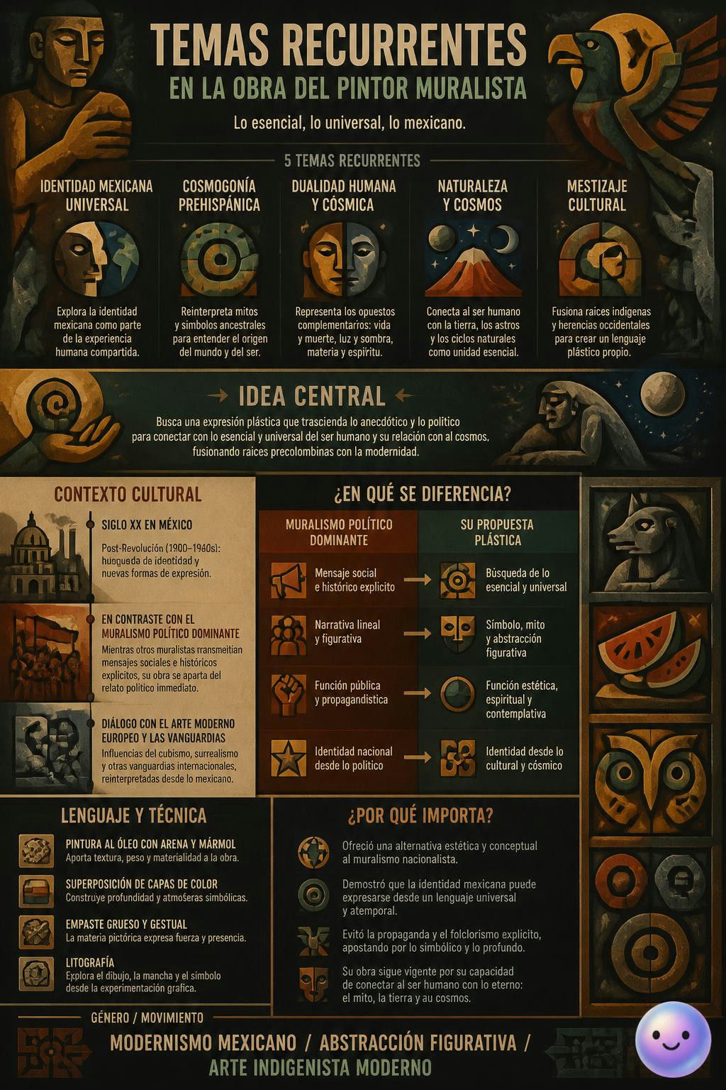 Temas recurrentes en la obra de Tamayo