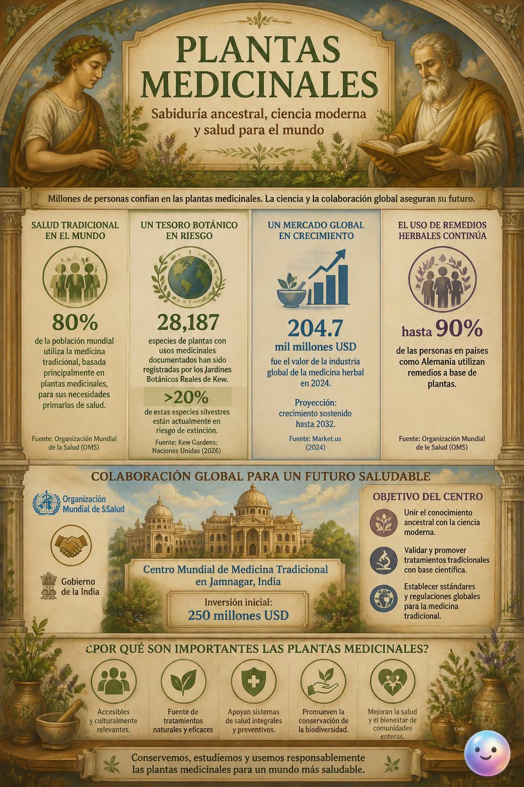La mitad de los medicamentos que consumimos provienen directamente de las plantas
