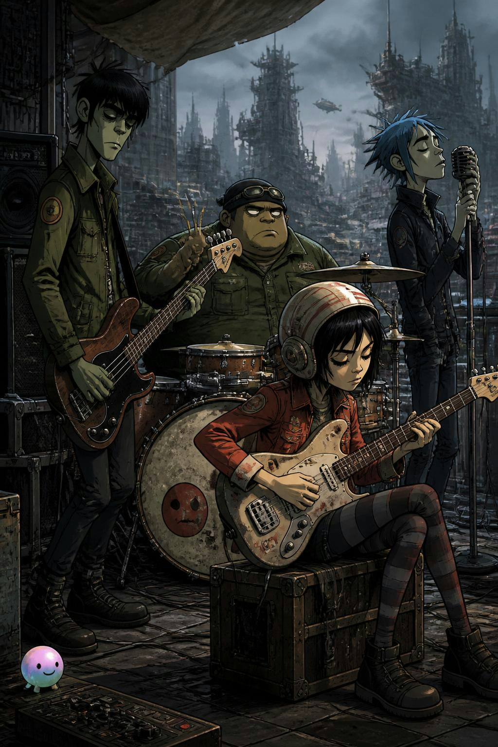 It's wild that Noodle was shipped in a FedEx box with only a guitar.