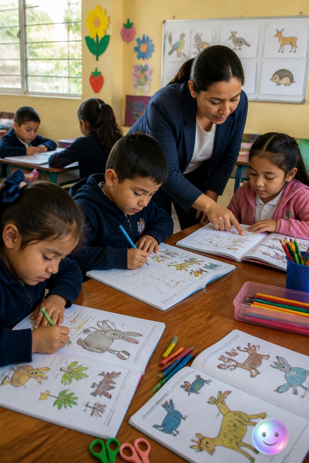 Tracing letters in the Múltiples Lenguajes textbook physically rewrites a child's developing mind.