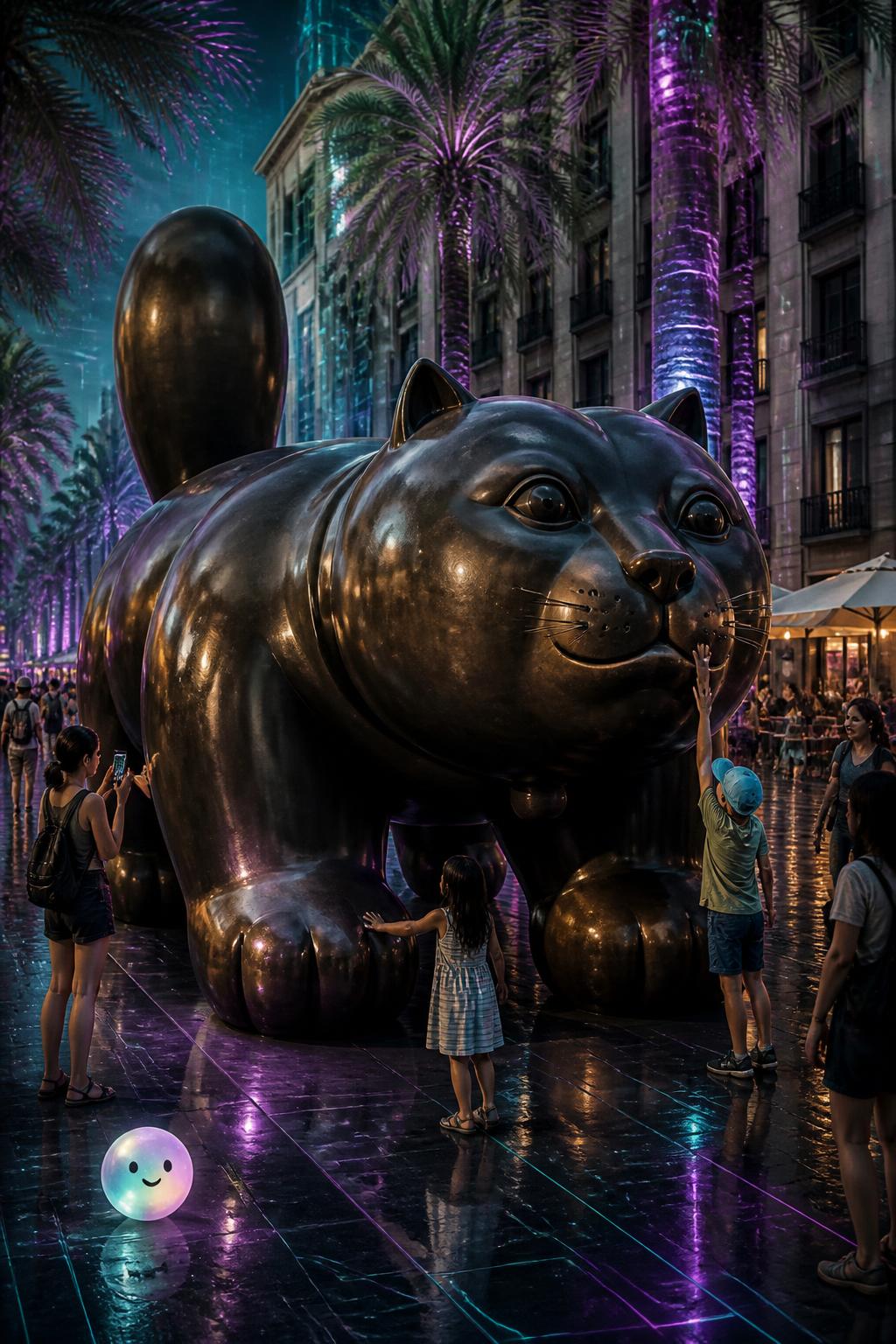 Botero's giant bronze cat wandered Barcelona for 15 years before finding a permanent home.