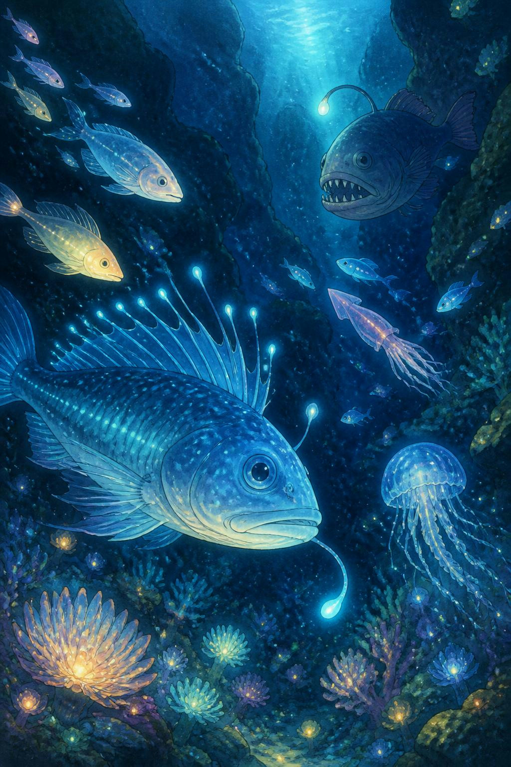 Es increíble que haya peces con luz propia bajo la presión más extrema.