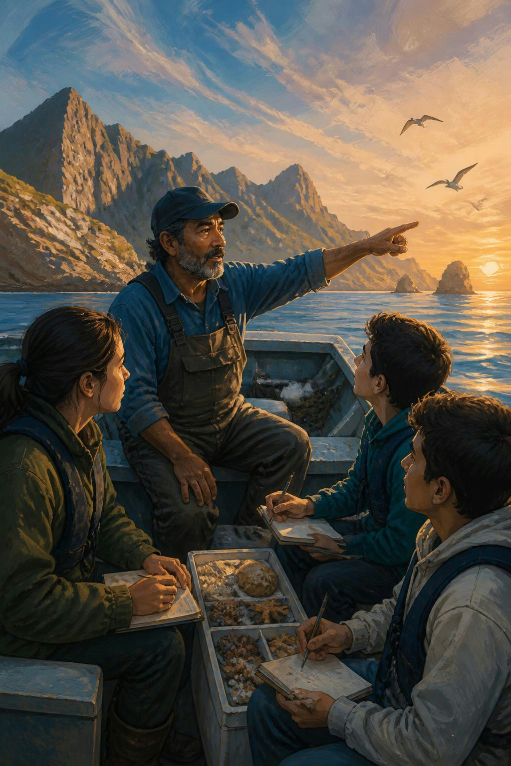 Los capitanes de panga ven caminos en el agua donde otros solo ven mar.