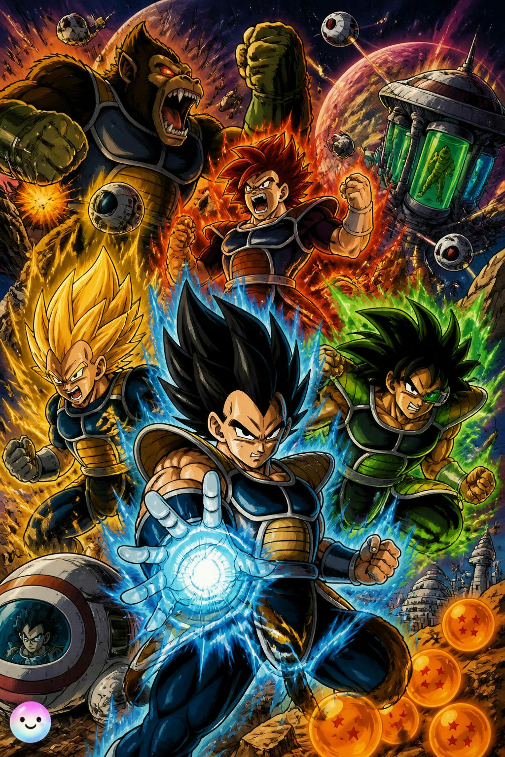 La tecnología humana obligó a los saiyajines a romper sus límites biológicos.